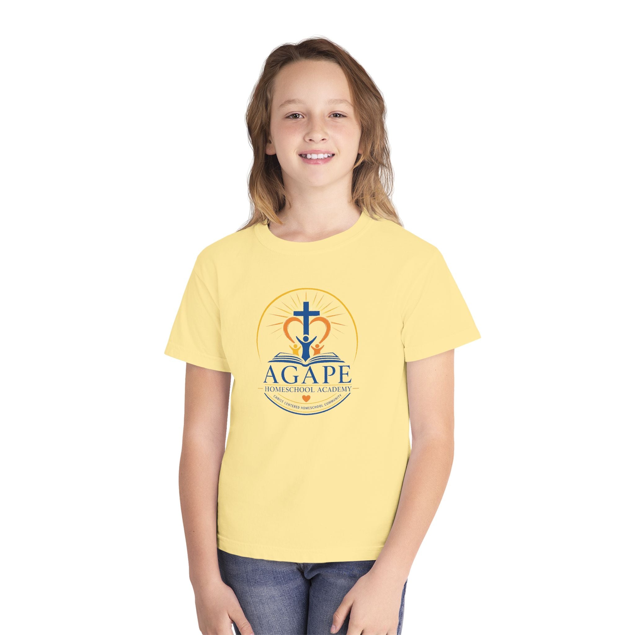 Lambs Agape Homeschool Academy Logo Tee