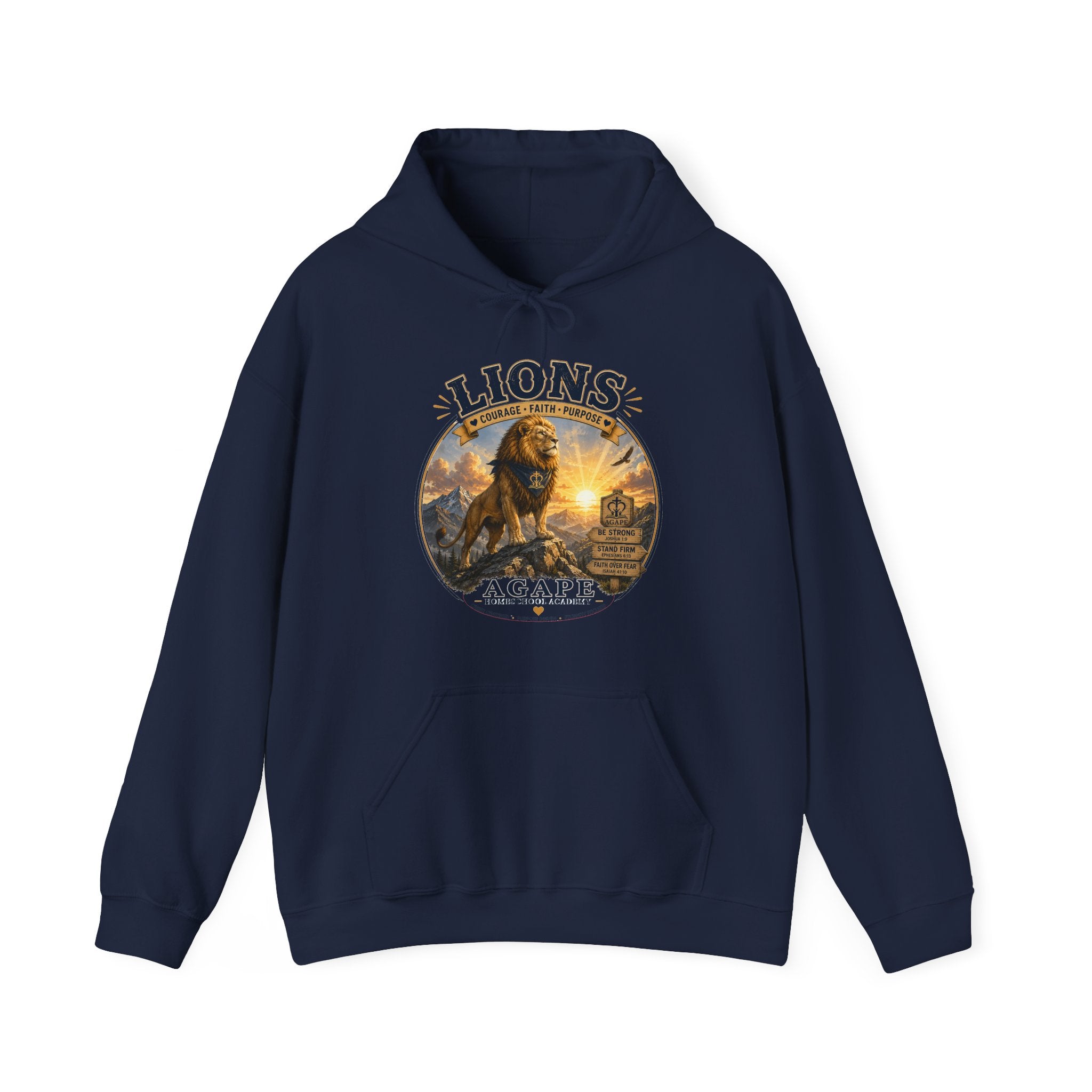 Lions Agape Homeschool Academy Pullover Hoodie