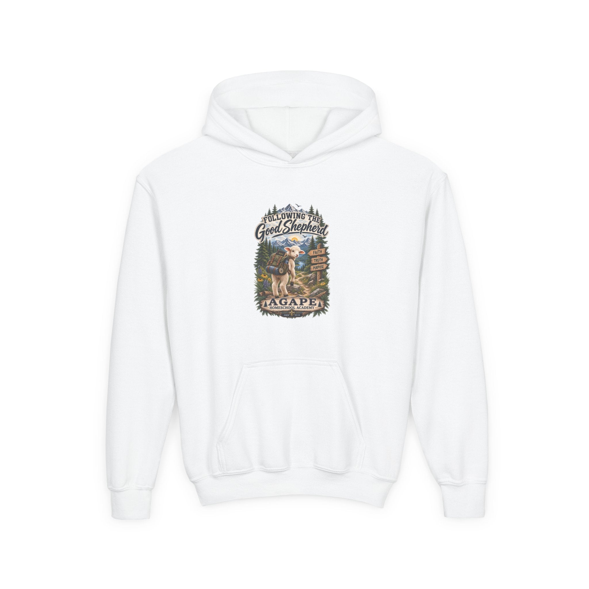 Lambs Agape Homeschool Academy Good Shepherd Hoodie