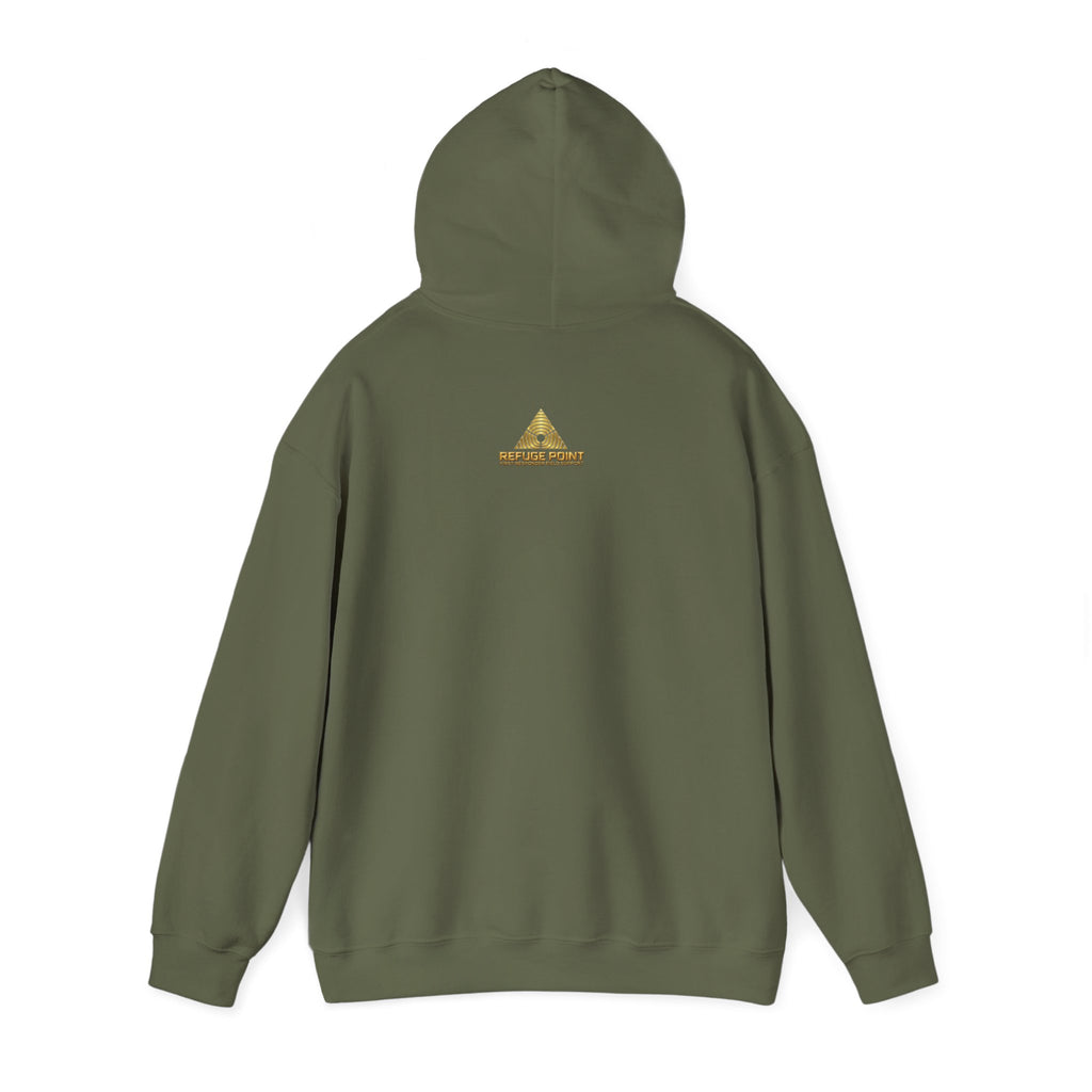 Refuge Point - Volunteer Serving Those Who Serve Hoodie, First Responder Support Pullover Hoodie