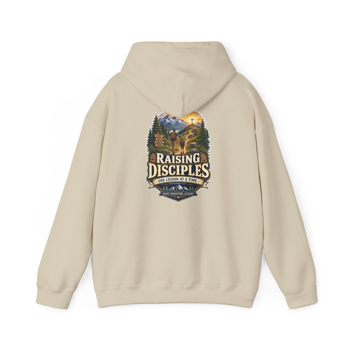 Men's Agape Homeschool Raising Disciples Pullover Hoodie