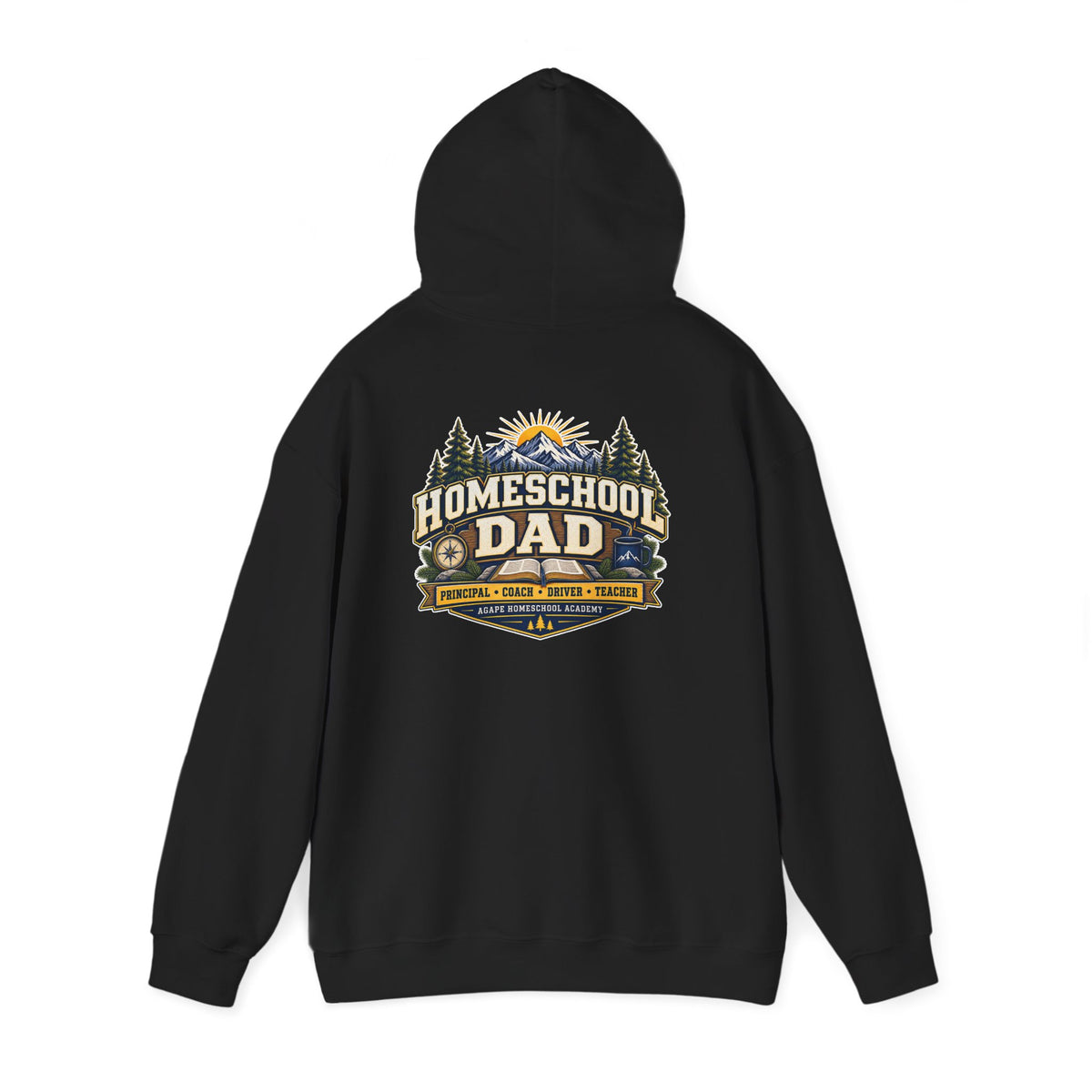 Agape Homeschool Academy Dad Pullover Hoodie