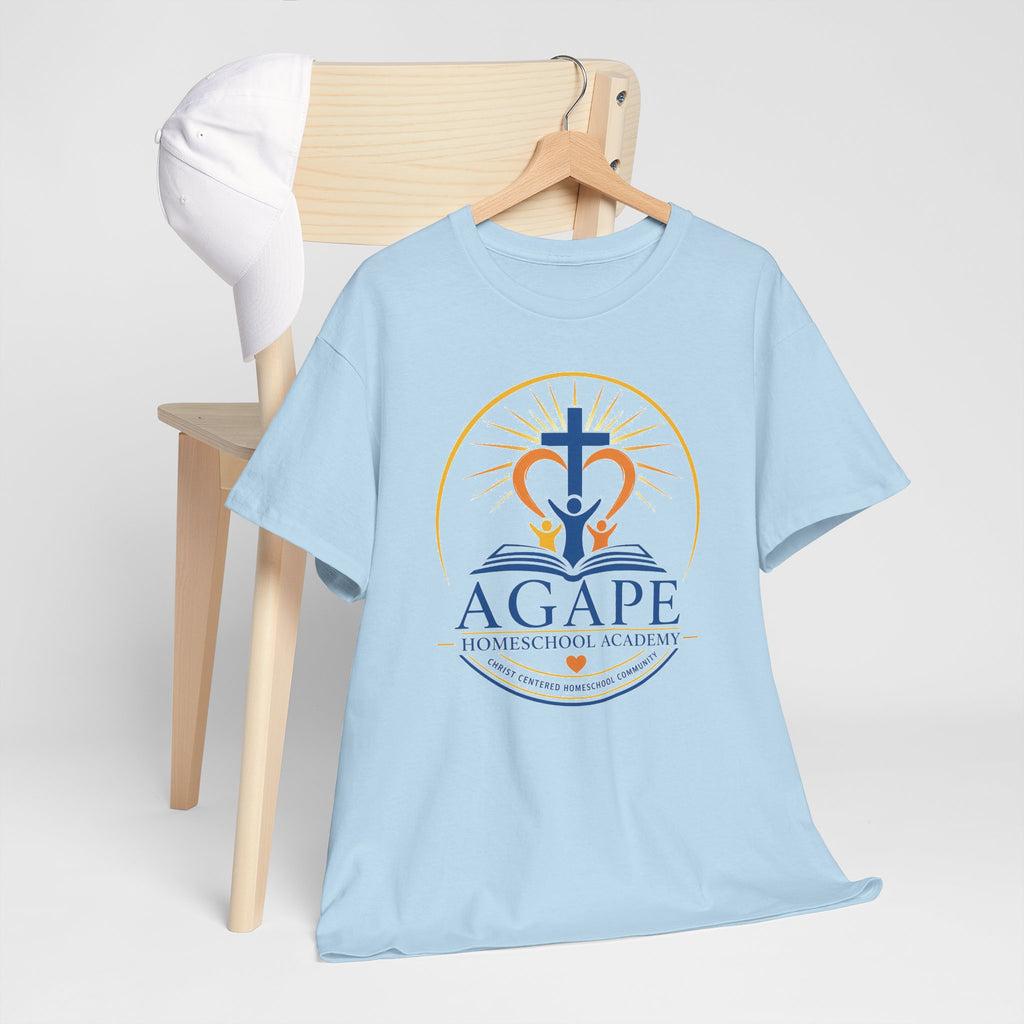 Adult Agape Homeschool Academy Logo Tee