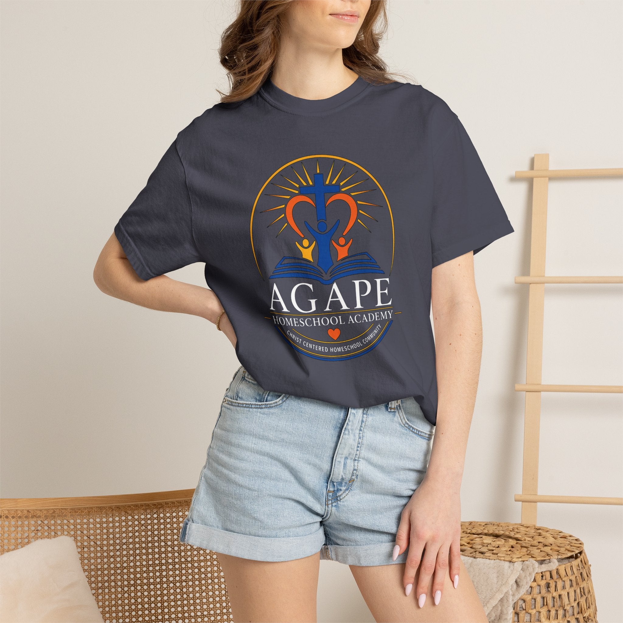 Lions Agape Homeschool Academy Logo Tee