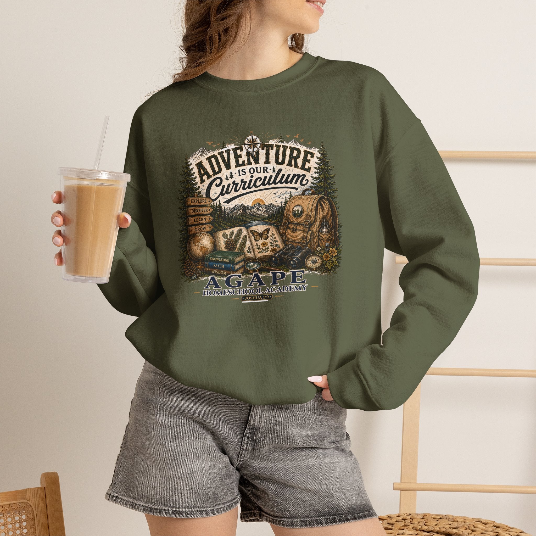 Lions Agape Homeschool Academy Adventure Sweatshirt