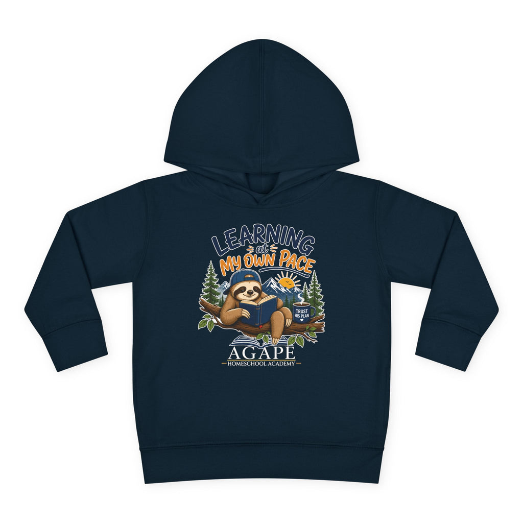 Tots Learning At My Own Pace Sloth Pullover Hoodie