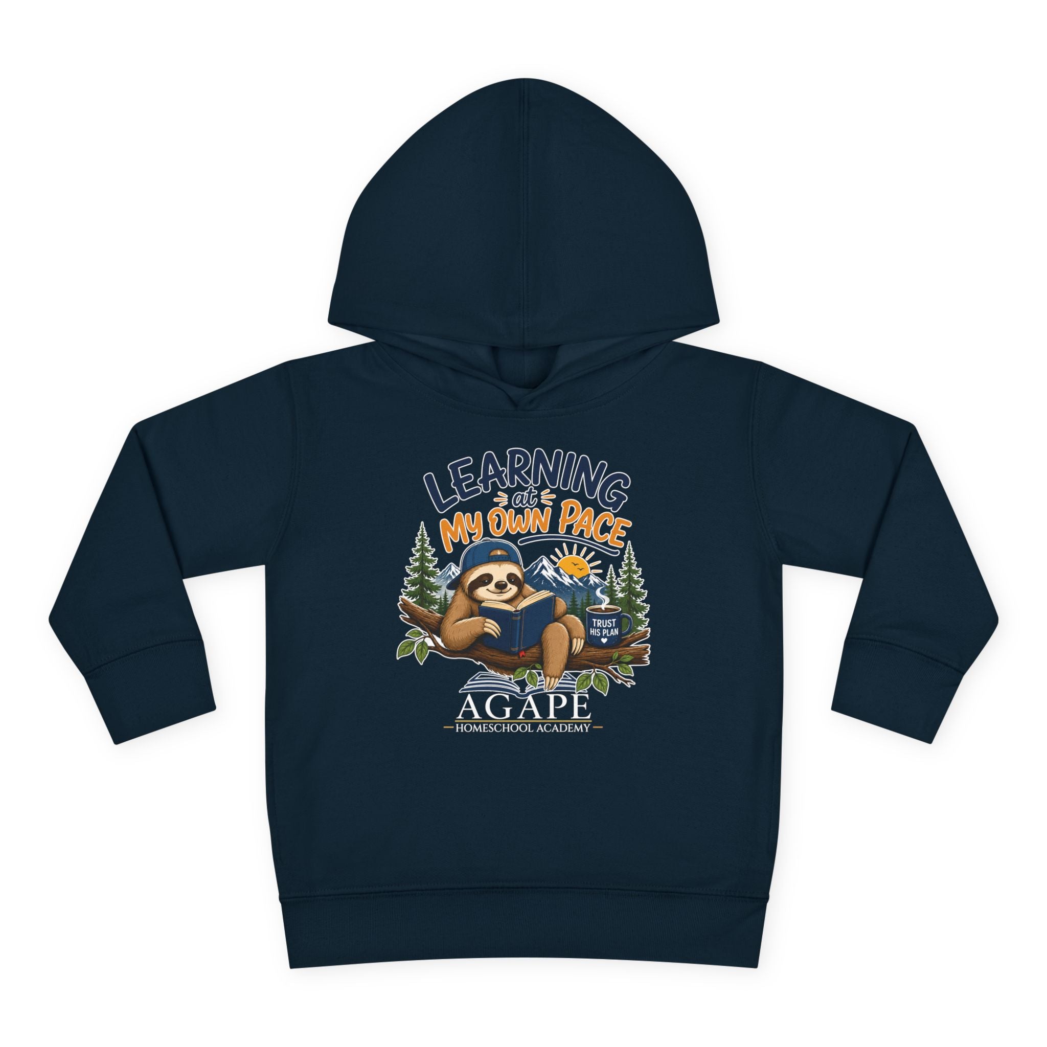 Tots Learning At My Own Pace Sloth Pullover Hoodie