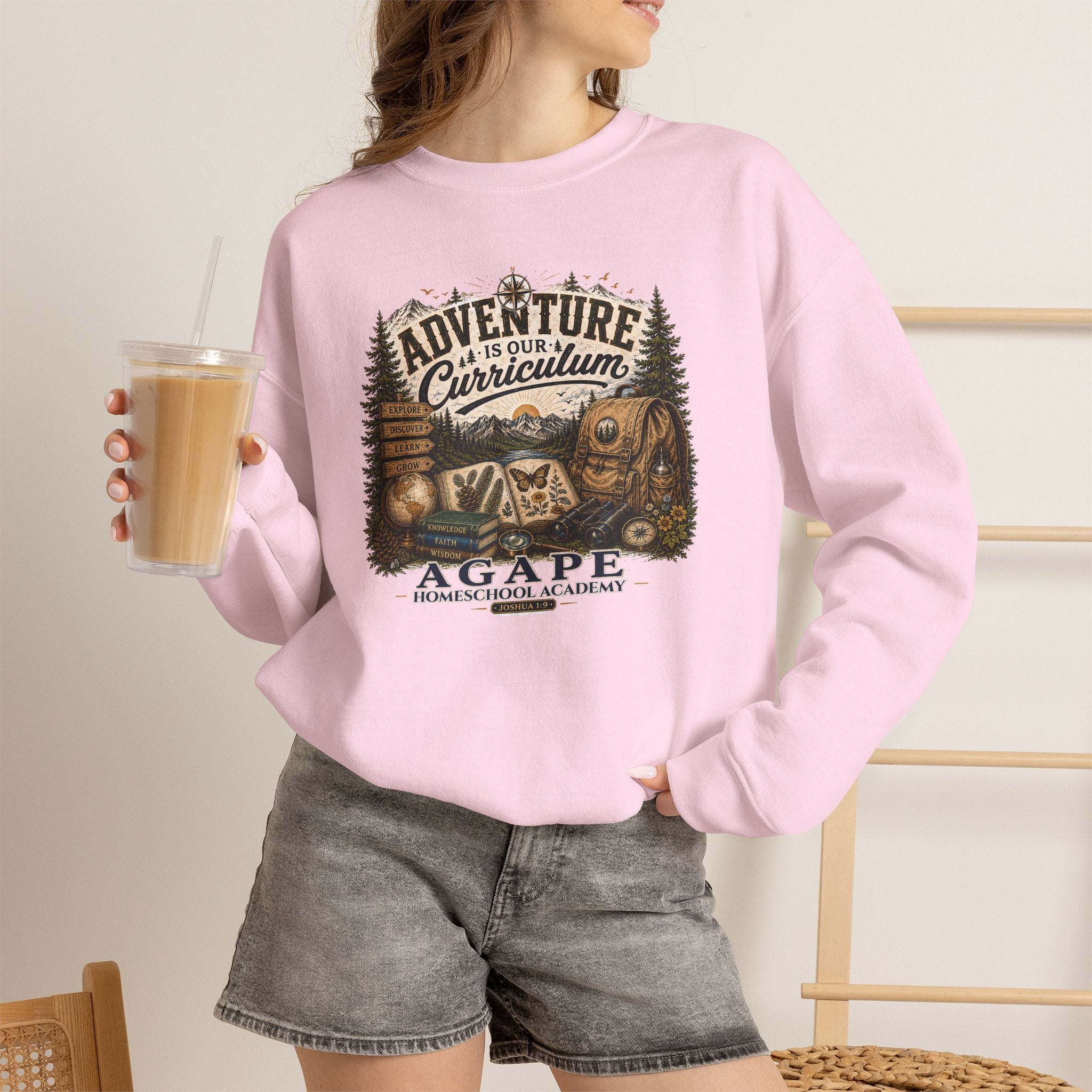 Lions Agape Homeschool Academy Adventure Sweatshirt
