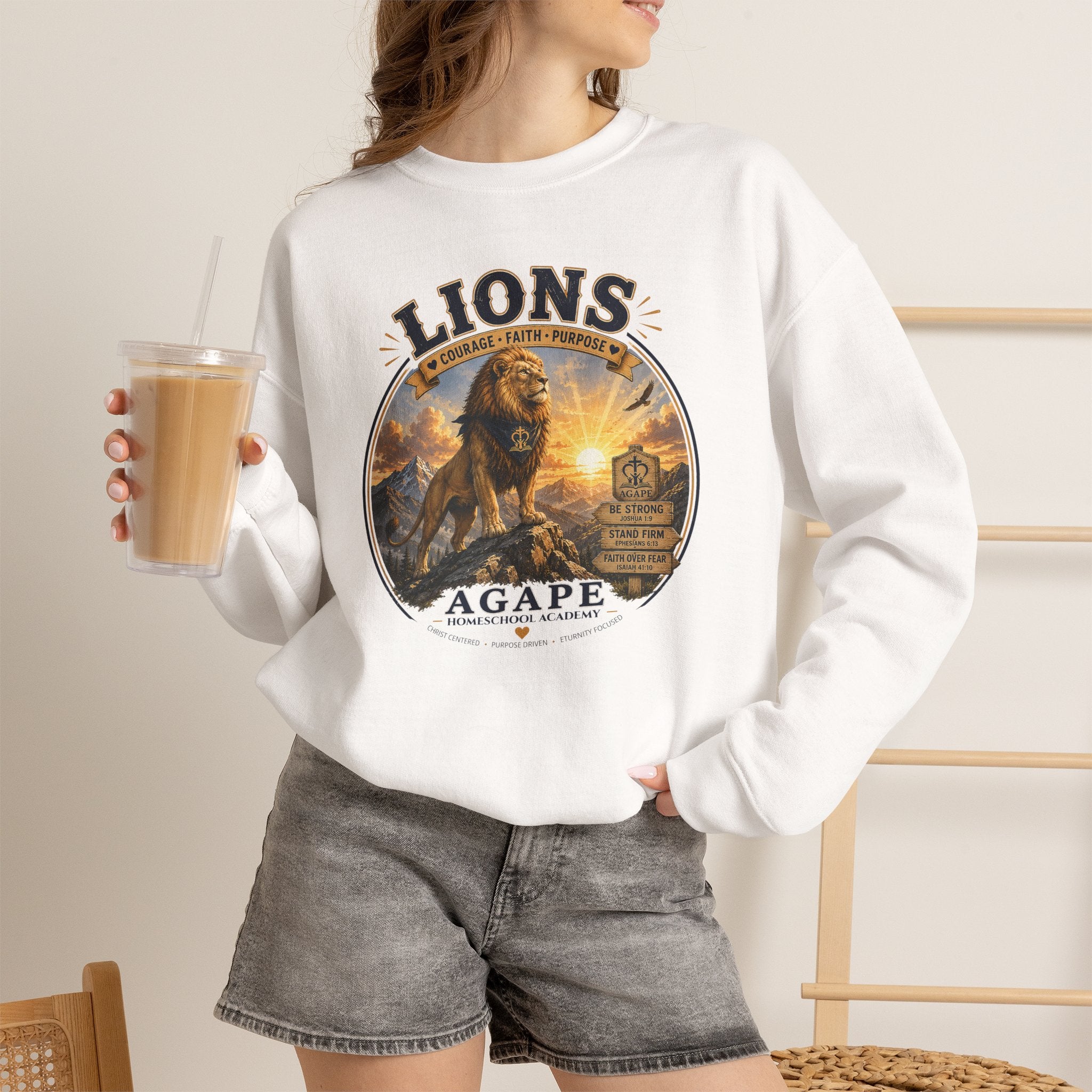 Lions Agape Homeschool Academy Sweatshirt