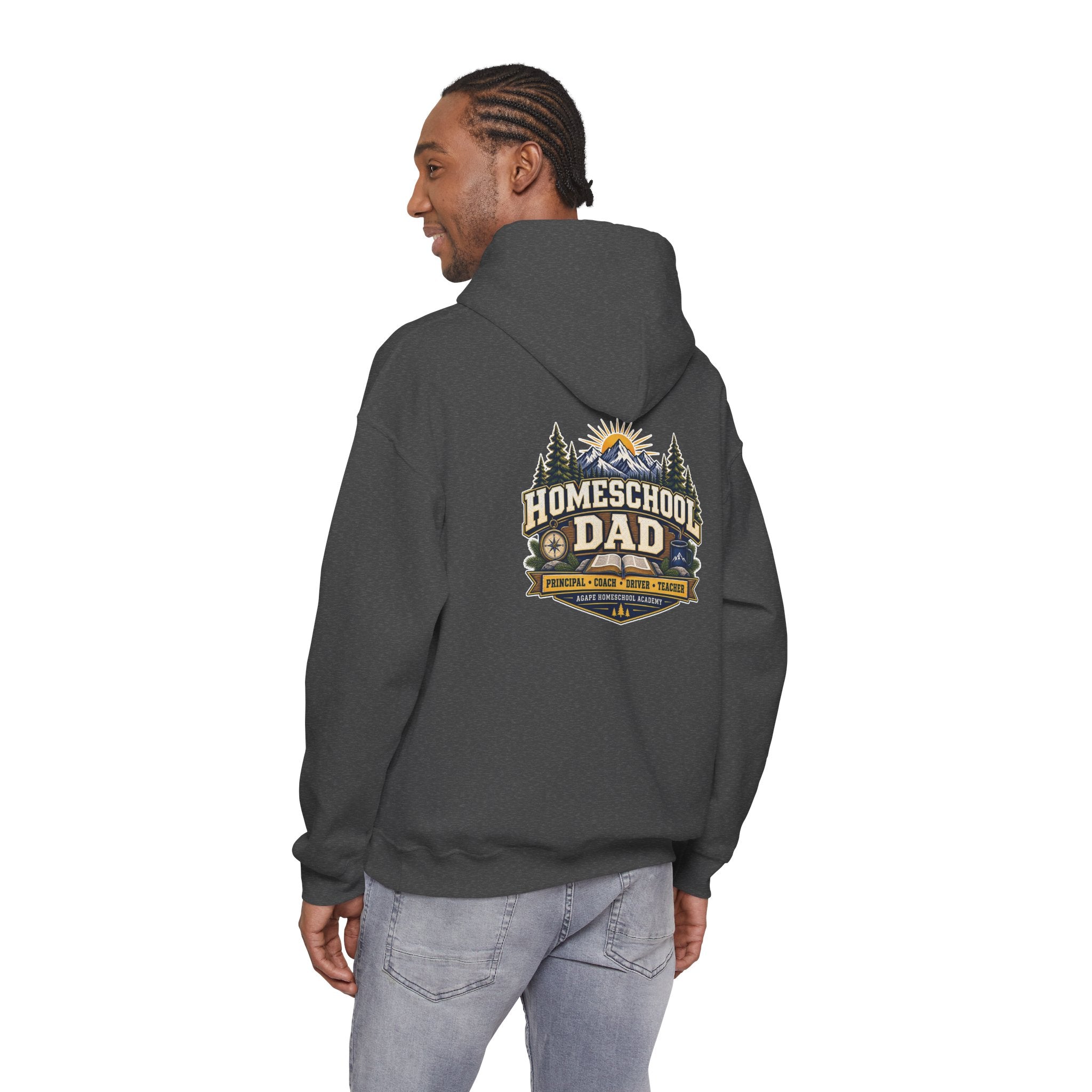 Agape Homeschool Academy Dad Pullover Hoodie