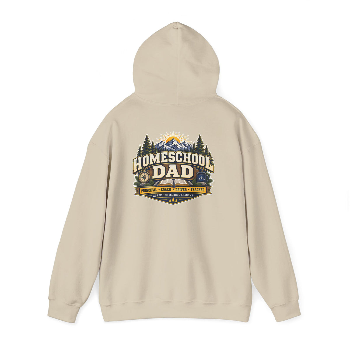 Agape Homeschool Academy Dad Pullover Hoodie