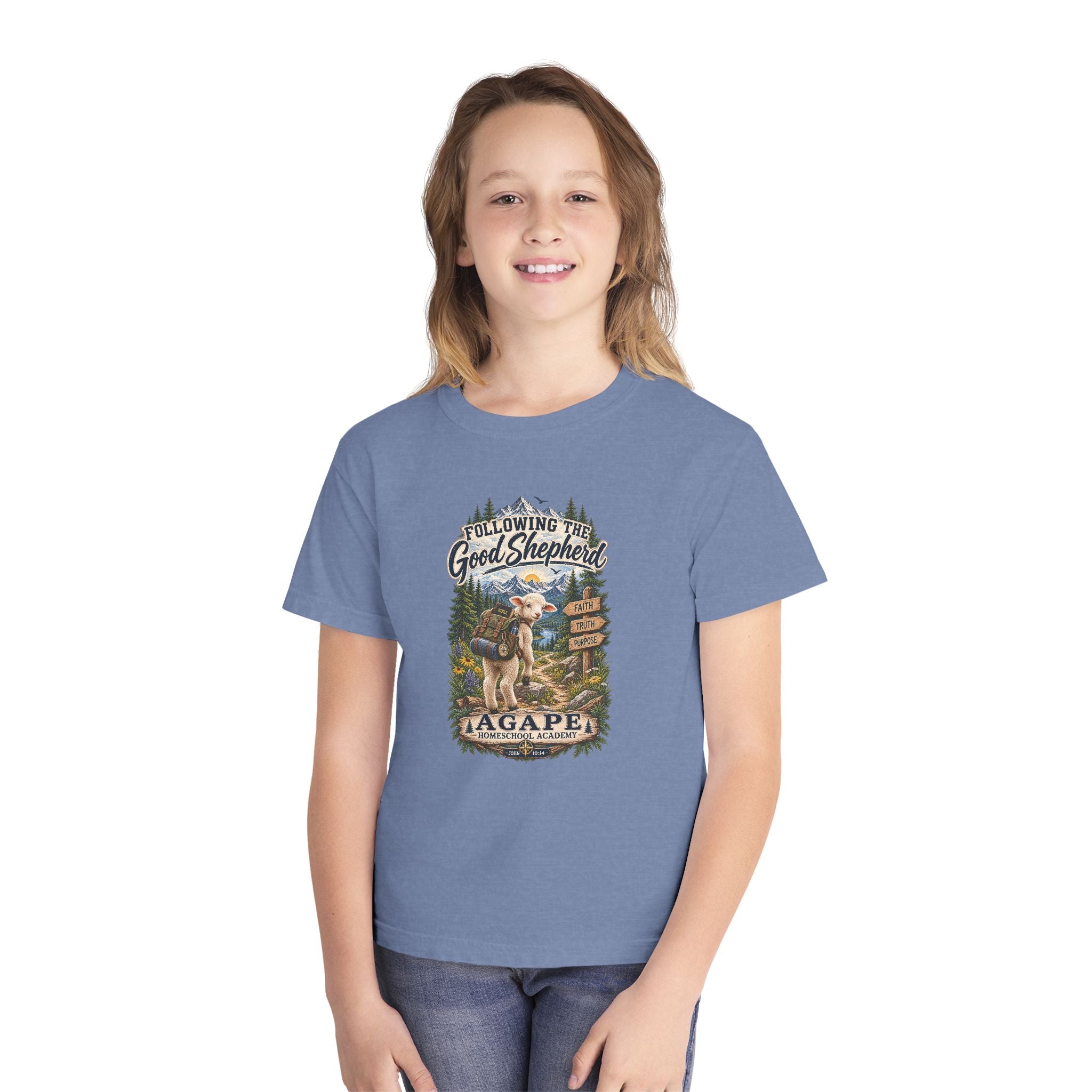 Lambs Agape Homeschool Academy Good Shepherd Tee