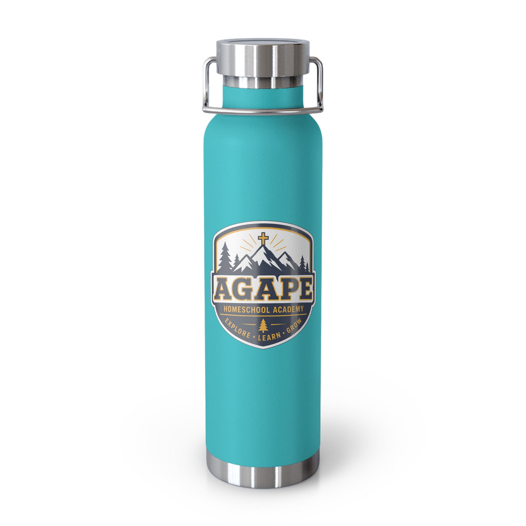 Agape Homeschool Academy 22oz Insulated Water Bottle