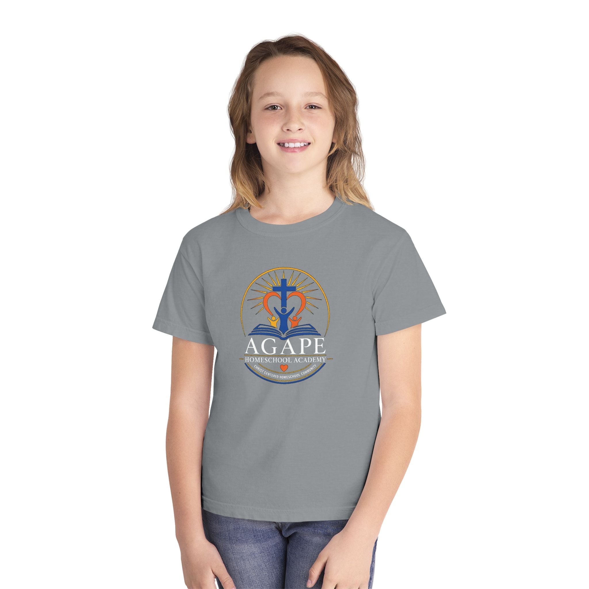 Lambs Agape Homeschool Academy Logo Tee