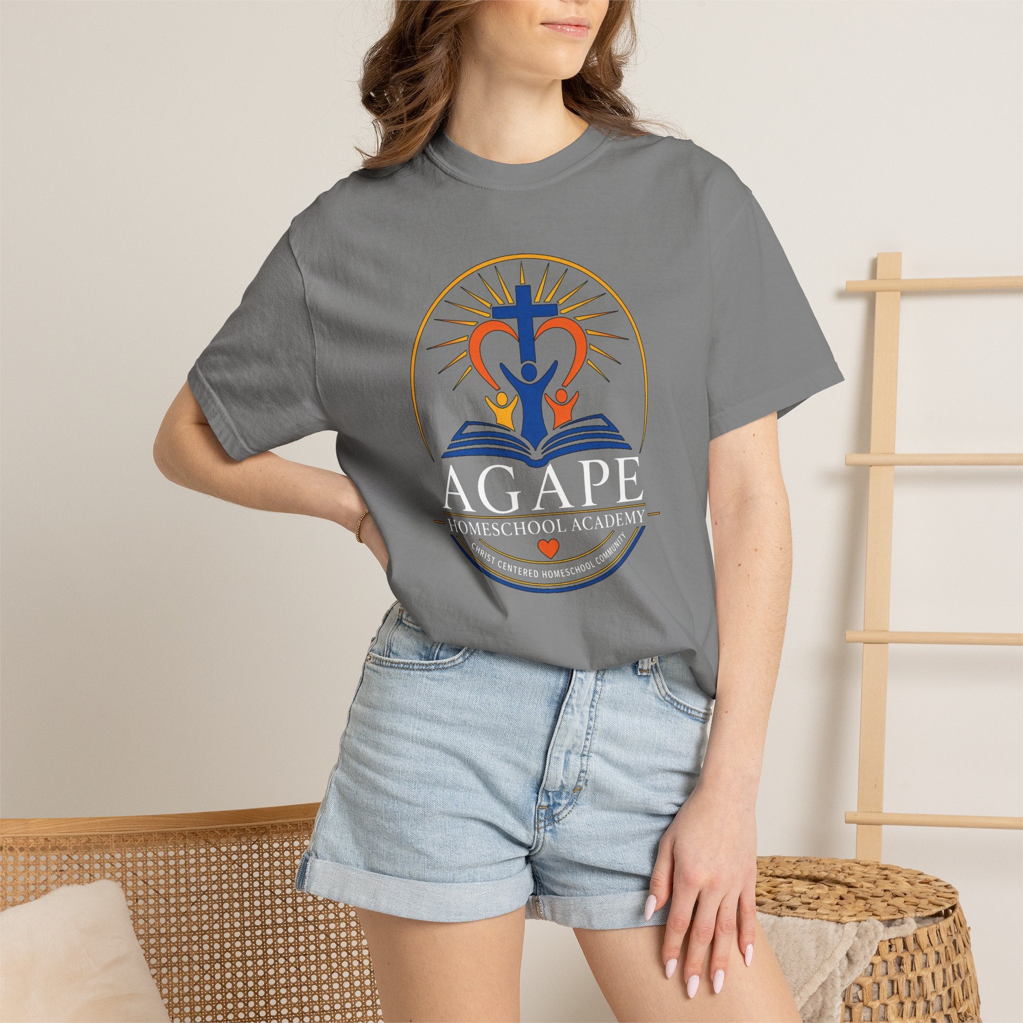 Lions Agape Homeschool Academy Logo Tee