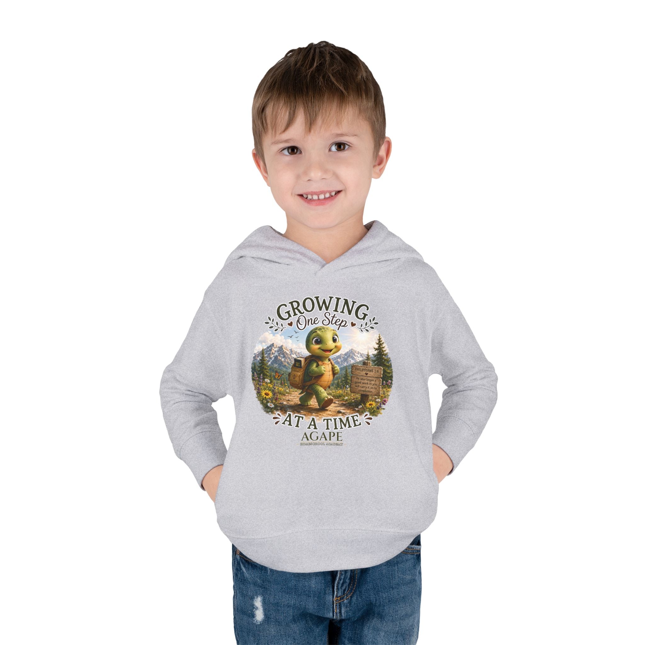 Tots Growing One Step At A Time Pullover Hoodie
