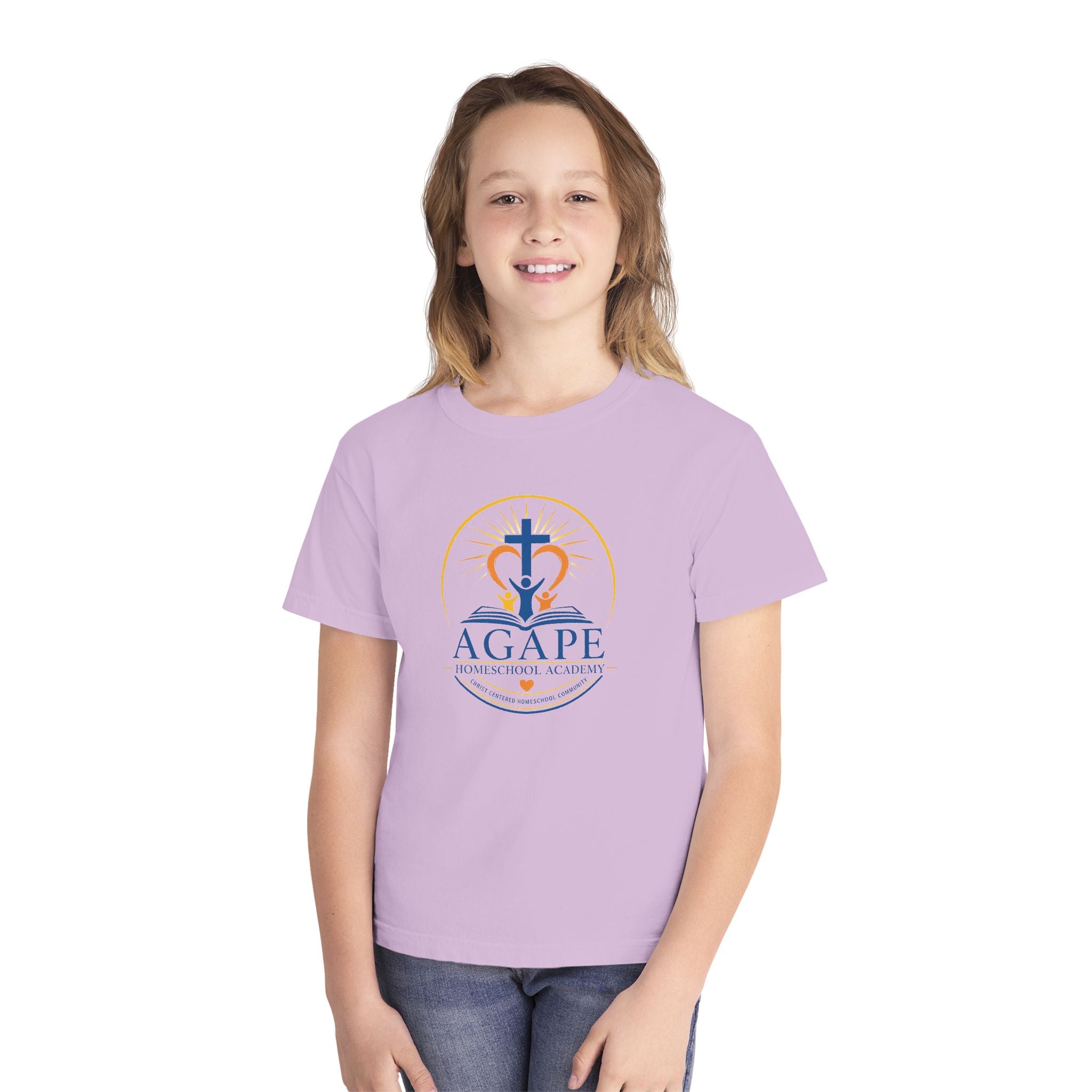 Lambs Agape Homeschool Academy Logo Tee