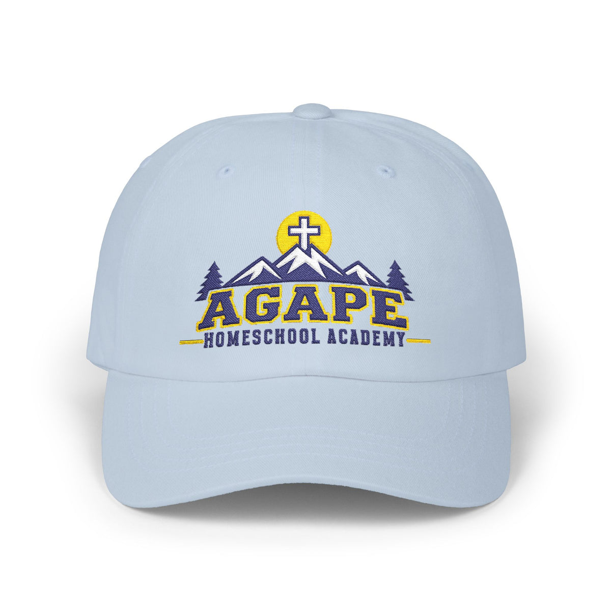 Agape Homeschool Academy Embroidered Mountain Dad Hat