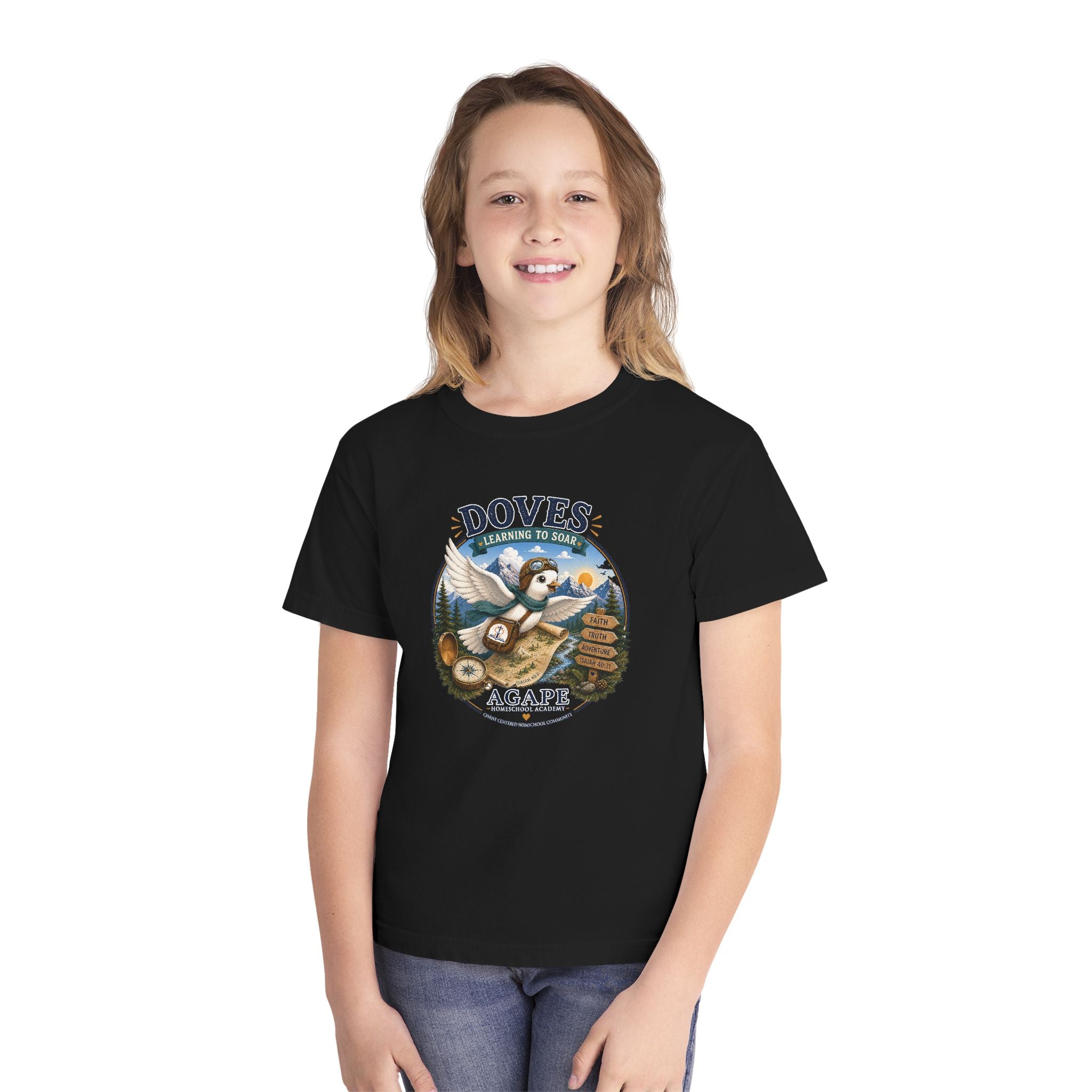 Doves Learning to Soar Tee