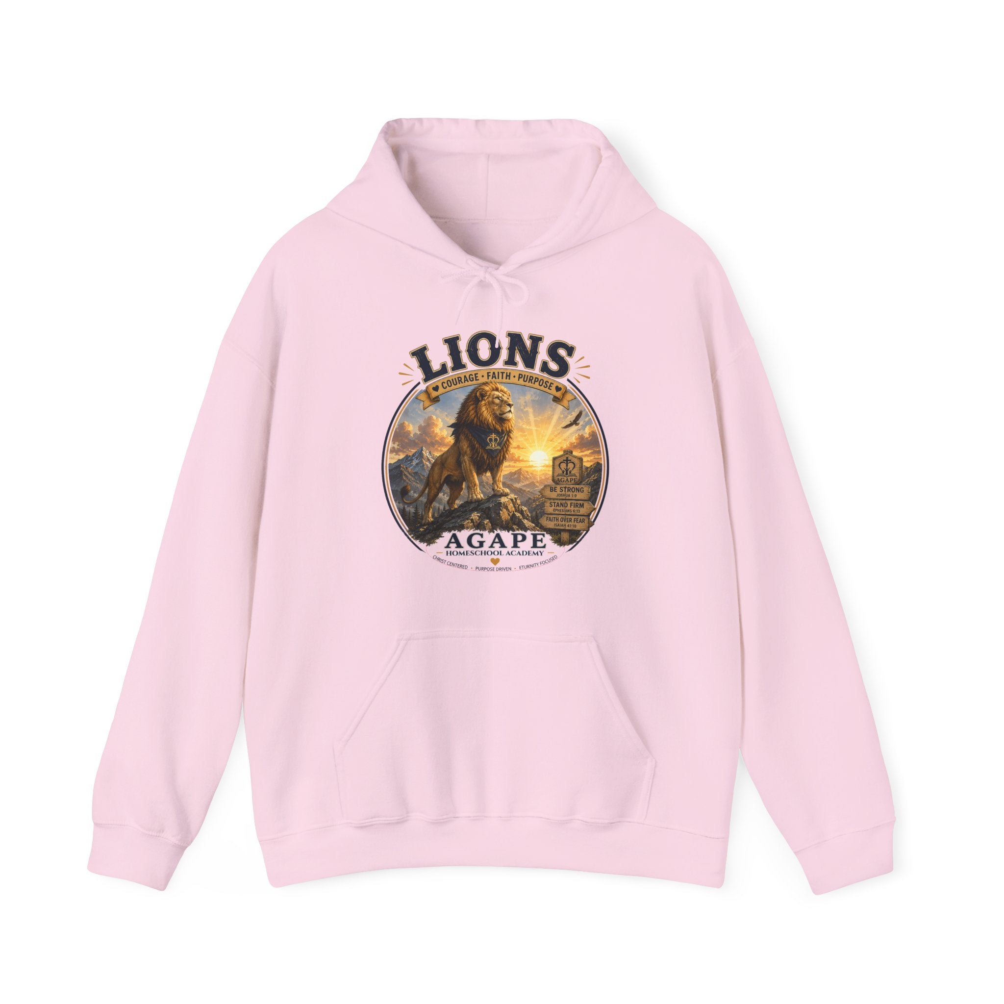 Lions Agape Homeschool Academy Pullover Hoodie