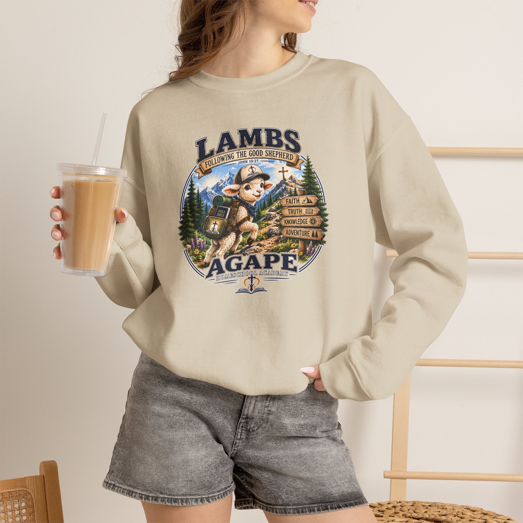 Lambs Agape Homeschool Academy Sweatshirt