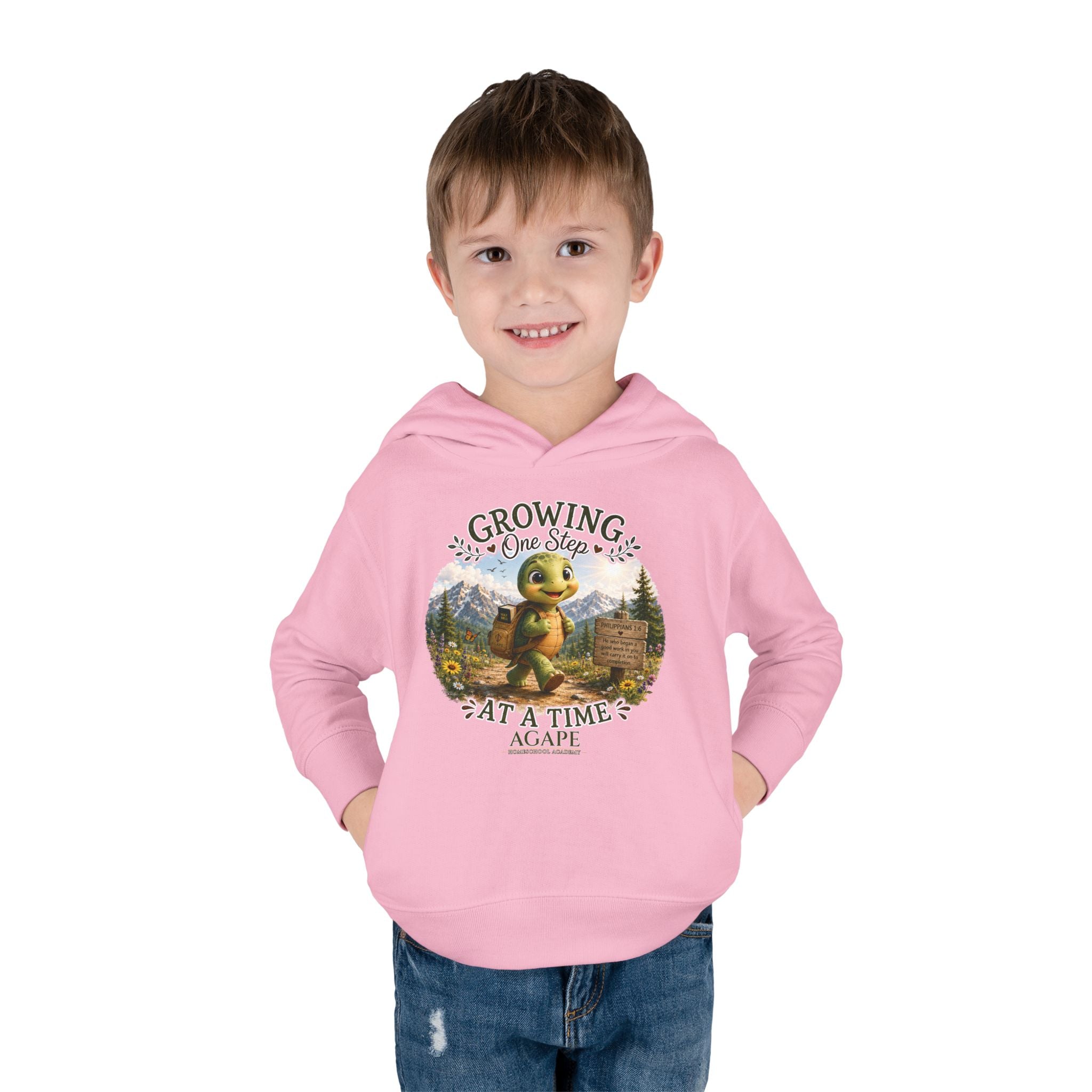 Tots Growing One Step At A Time Pullover Hoodie