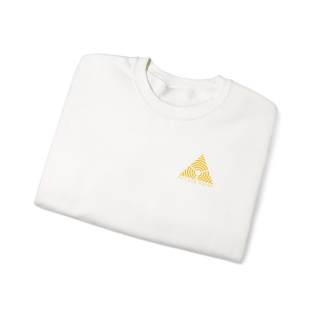Refuge Point - Blessed Are the Peacemakers Crewneck Sweatshirt (Back Print), Matthew 5:9, First Responder Support Sweatshirt