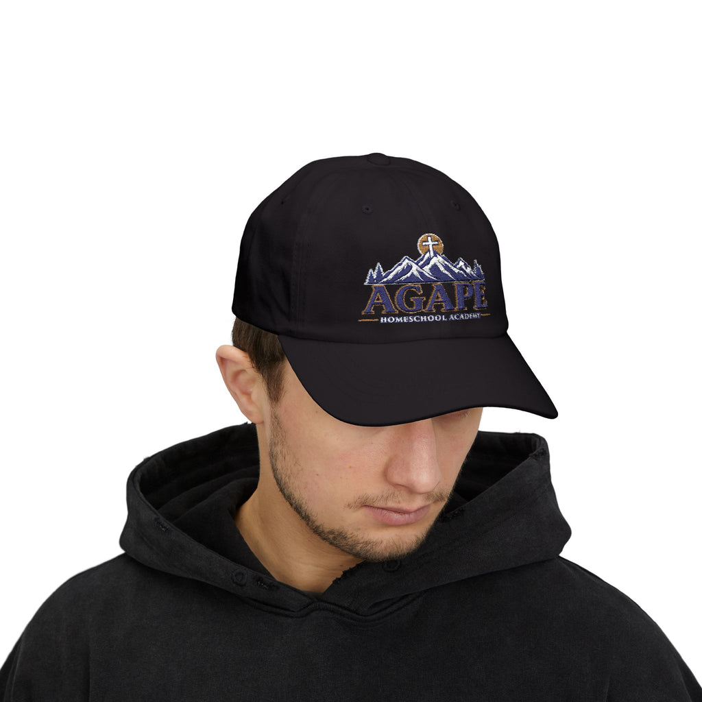 Agape Homeschool Academy Embroidered Mountain Dad Hat