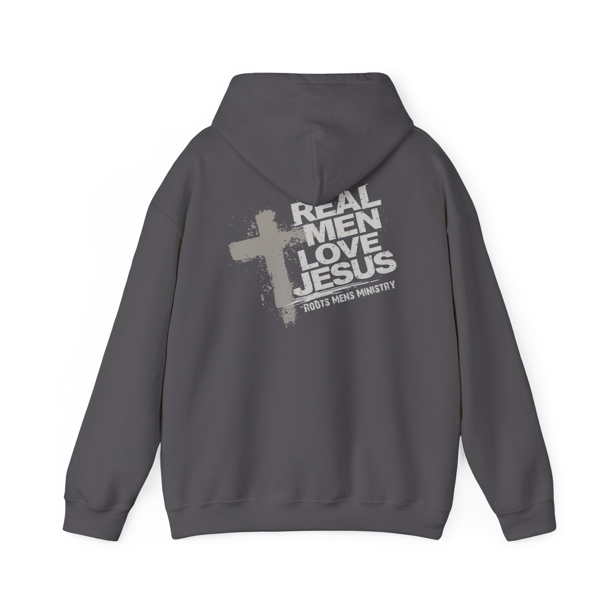 Roots Men’s Ministry's "Real Men Love Jesus" Hoodie