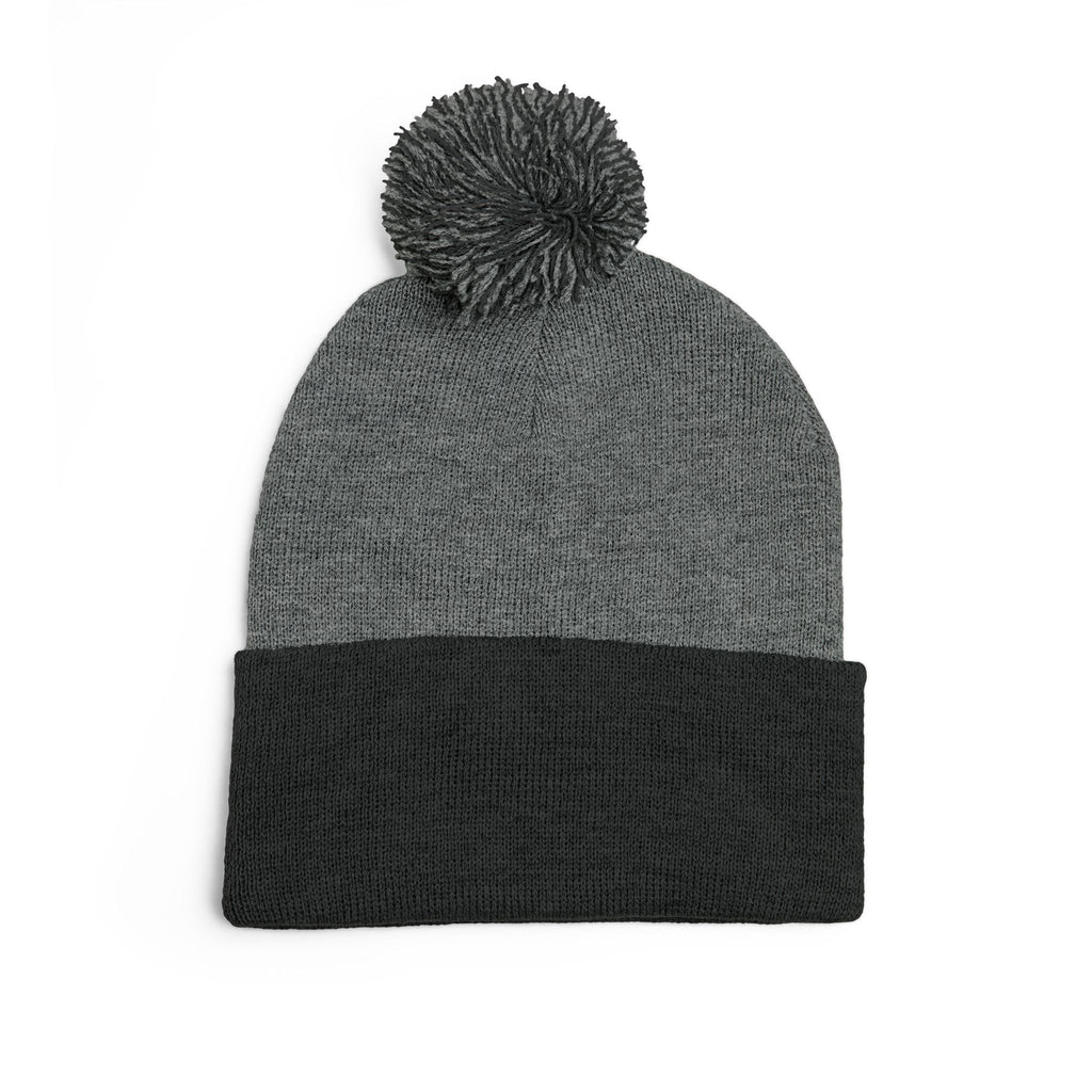 Agape Homeschool Academy Embroidered Pom Pom Beanie (Dark Colors)