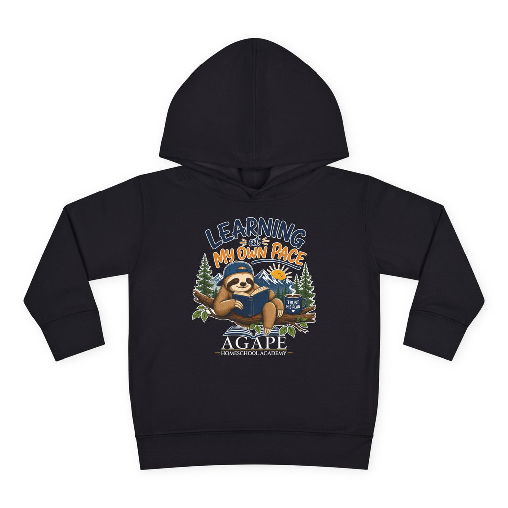 Tots Learning At My Own Pace Sloth Pullover Hoodie