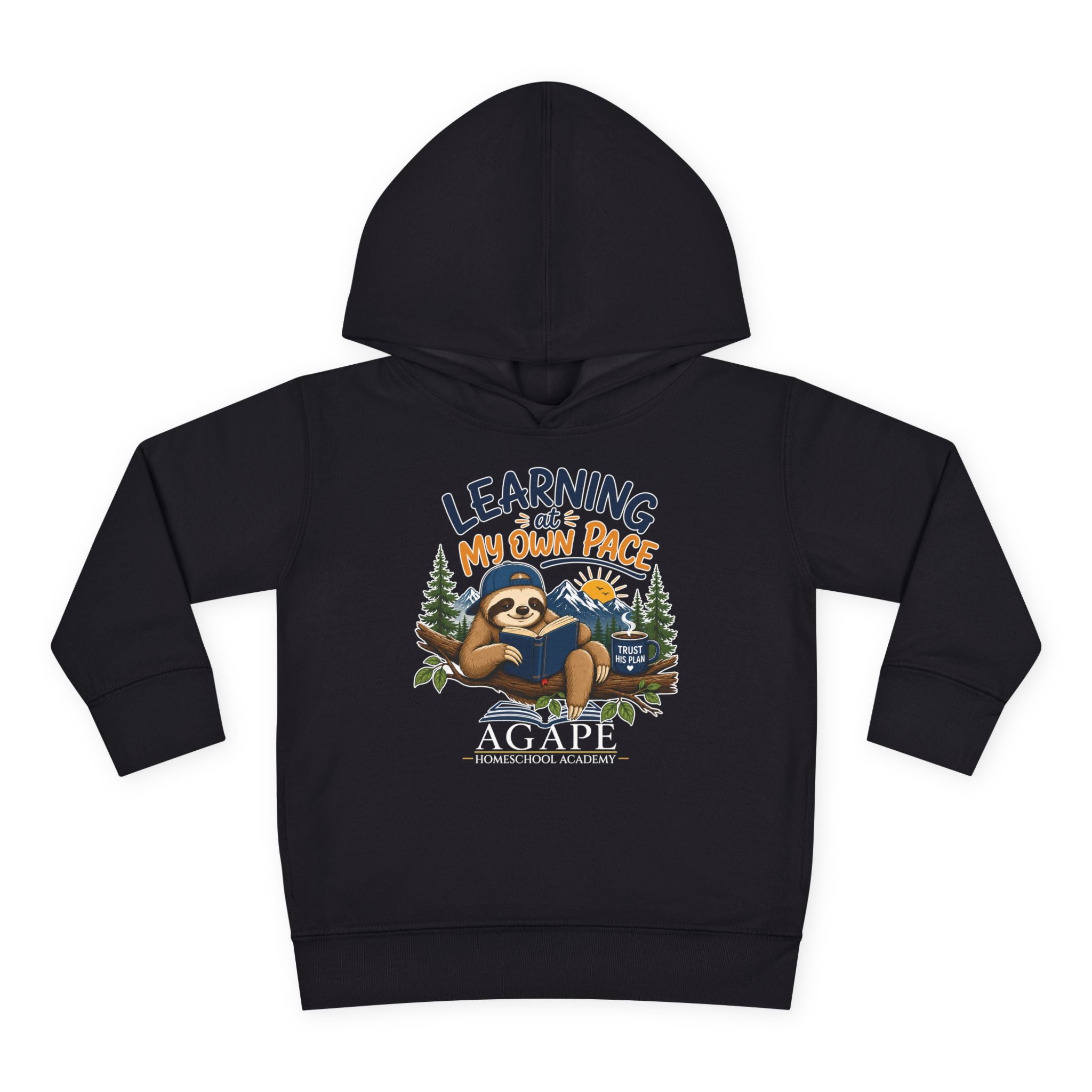 Tots Learning At My Own Pace Sloth Pullover Hoodie