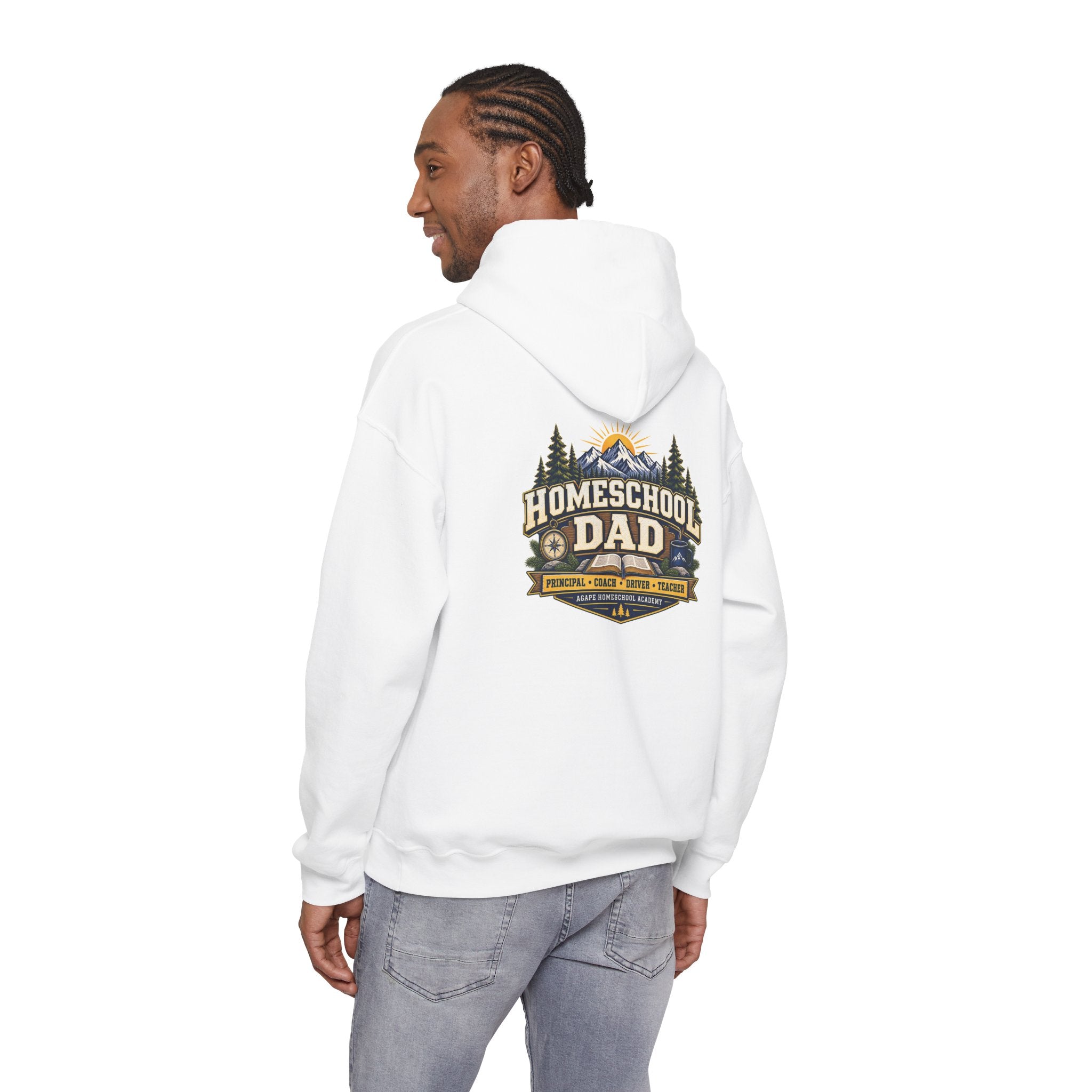 Agape Homeschool Academy Dad Pullover Hoodie