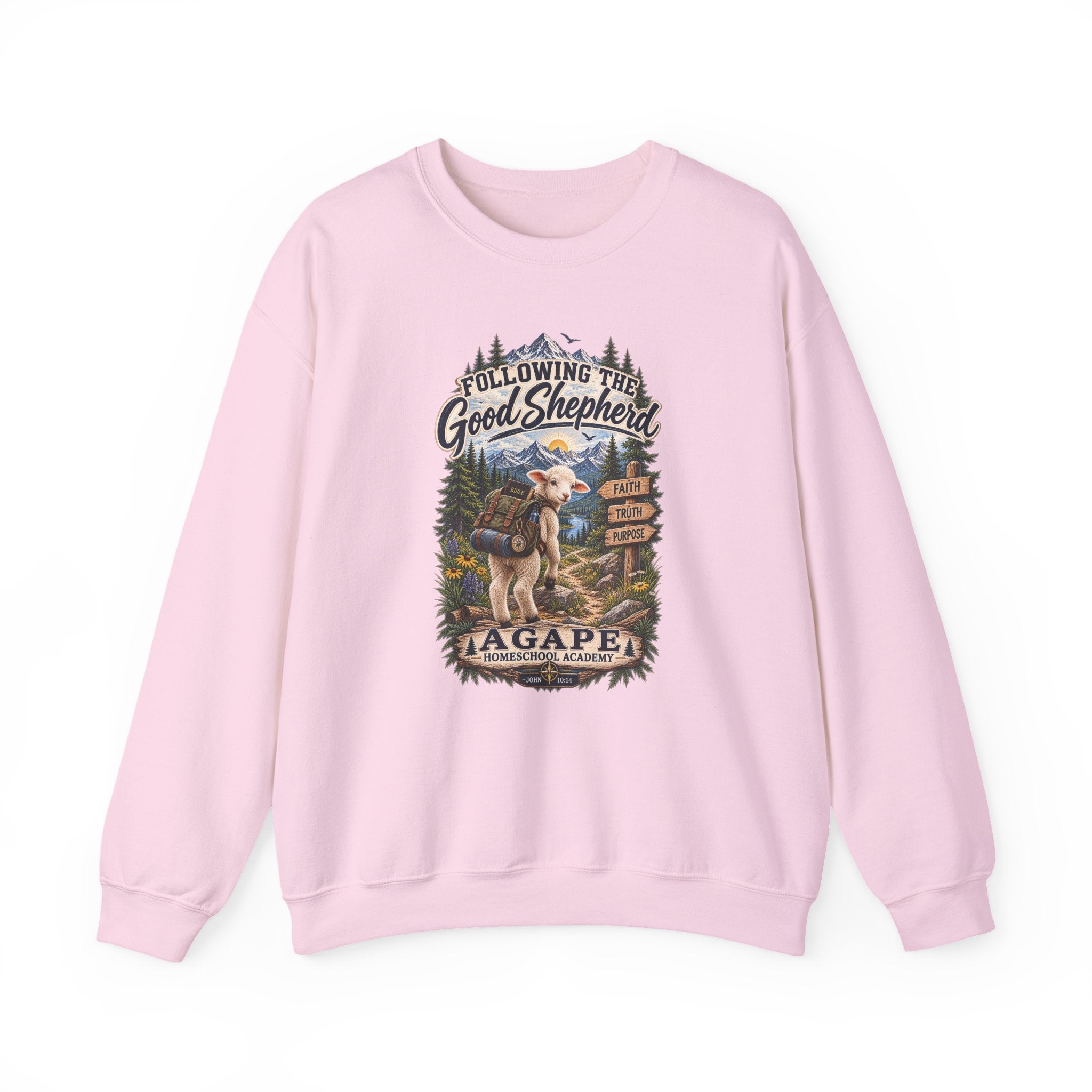 Lambs Agape Homeschool Academy Good Shepherd Sweatshirt