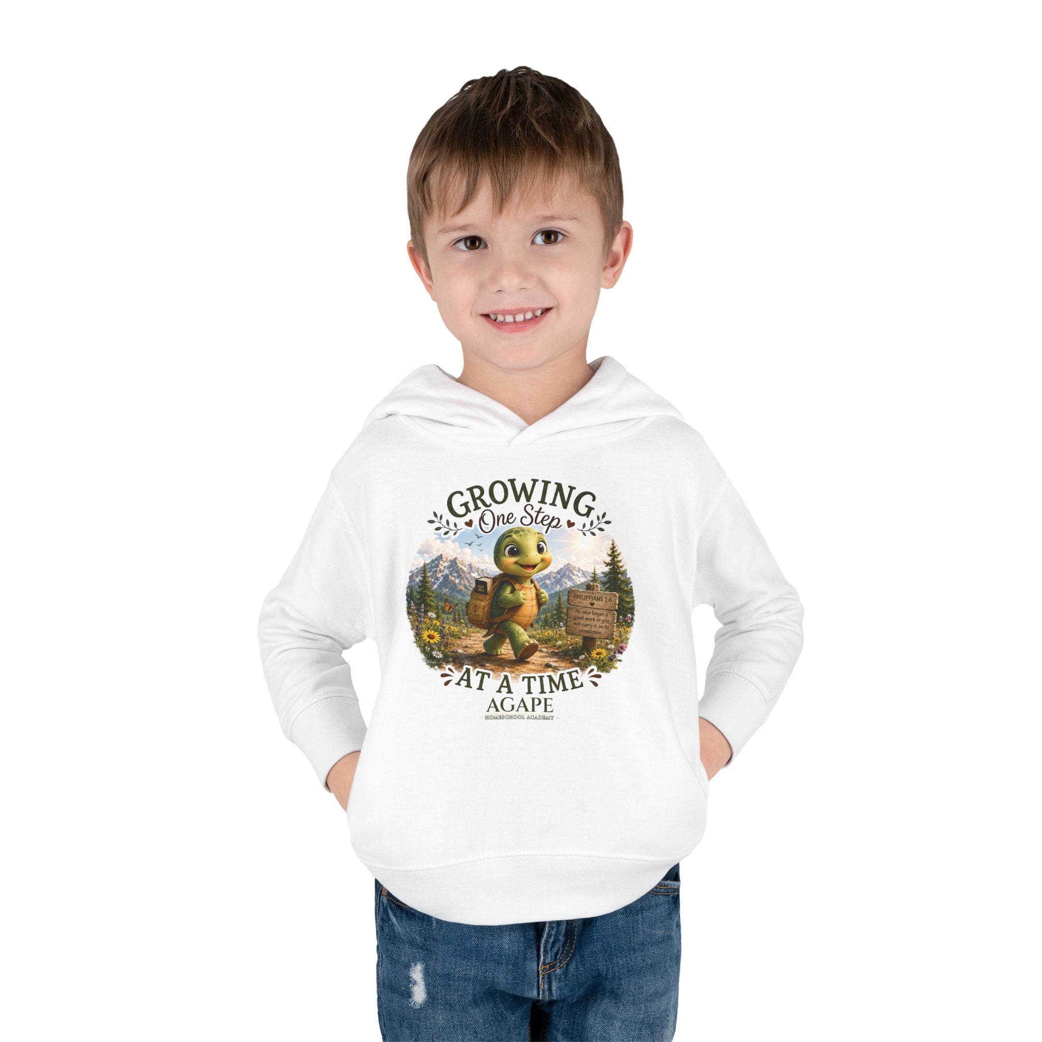 Tots Growing One Step At A Time Pullover Hoodie