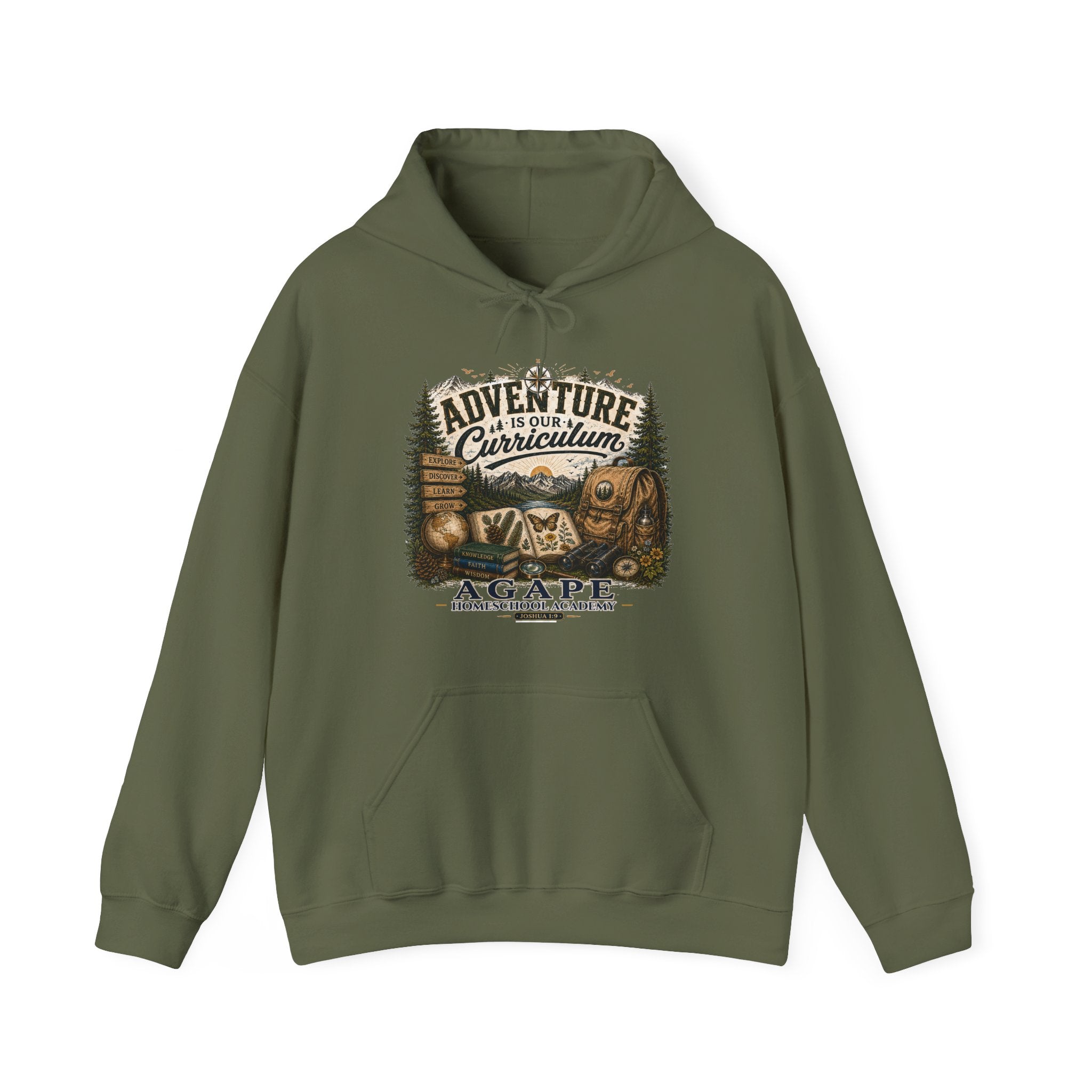 Lions Agape Homeschool Academy Adventure Pullover Hoodie