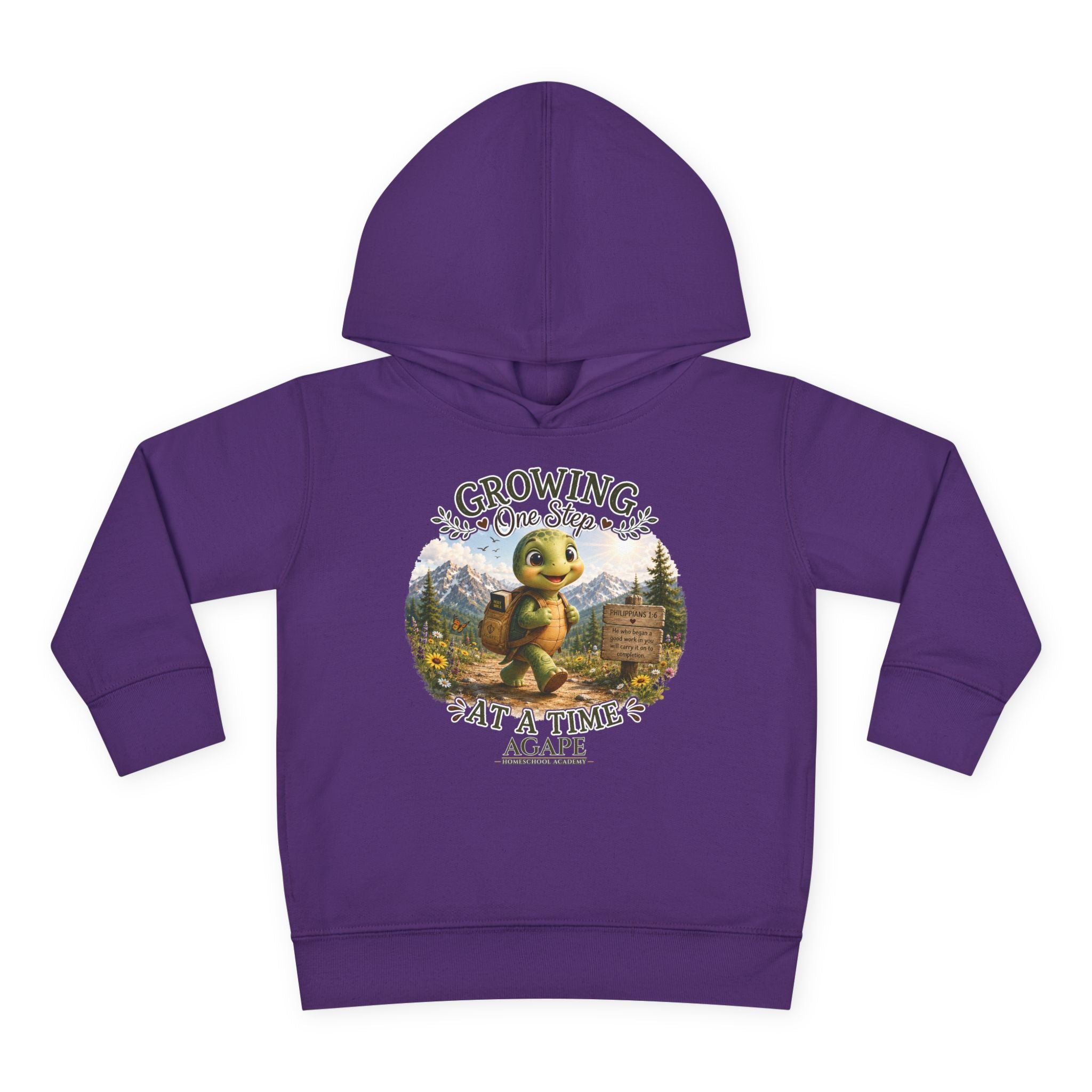 Tots Growing One Step At A Time Pullover Hoodie