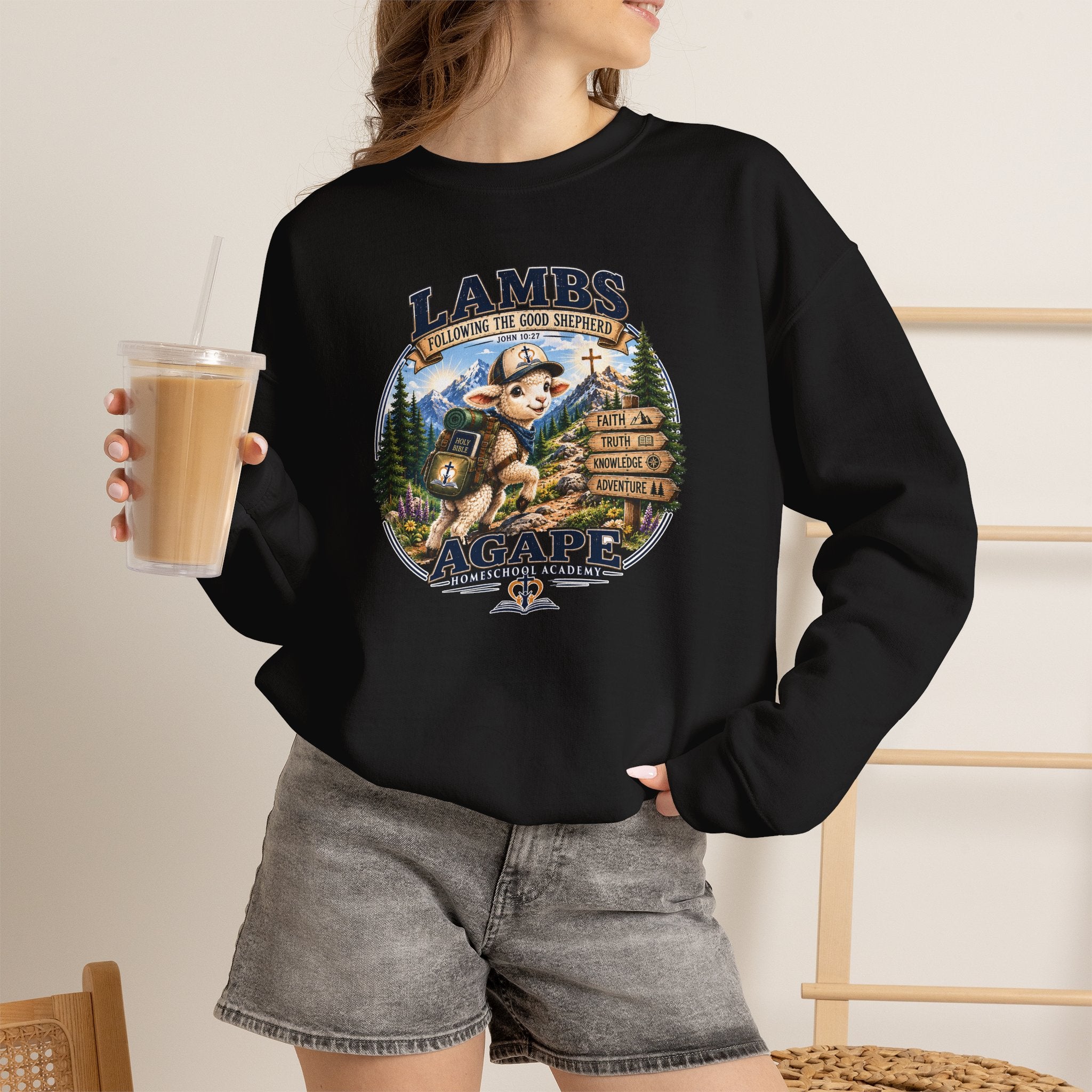 Lambs Agape Homeschool Academy Sweatshirt