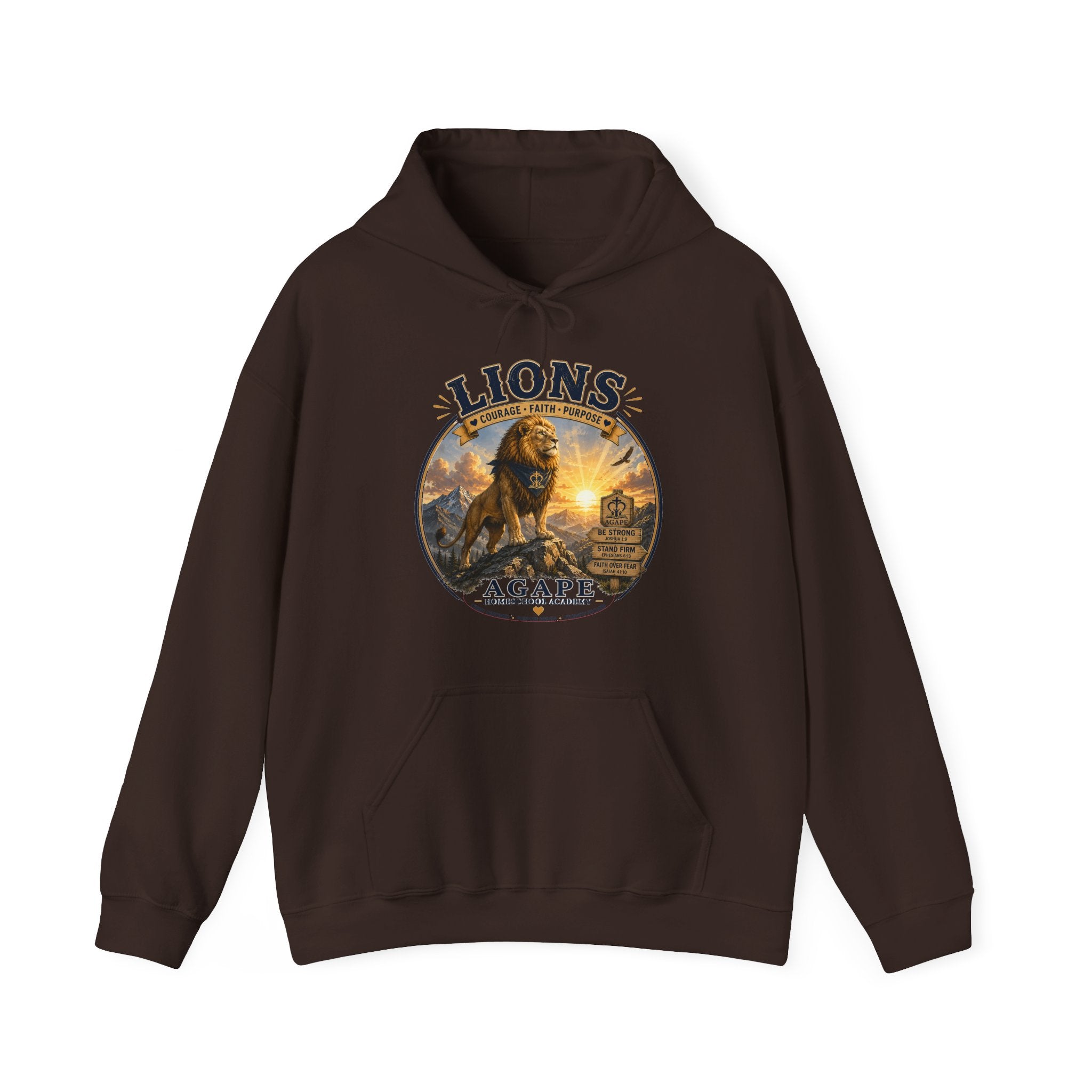 Lions Agape Homeschool Academy Pullover Hoodie