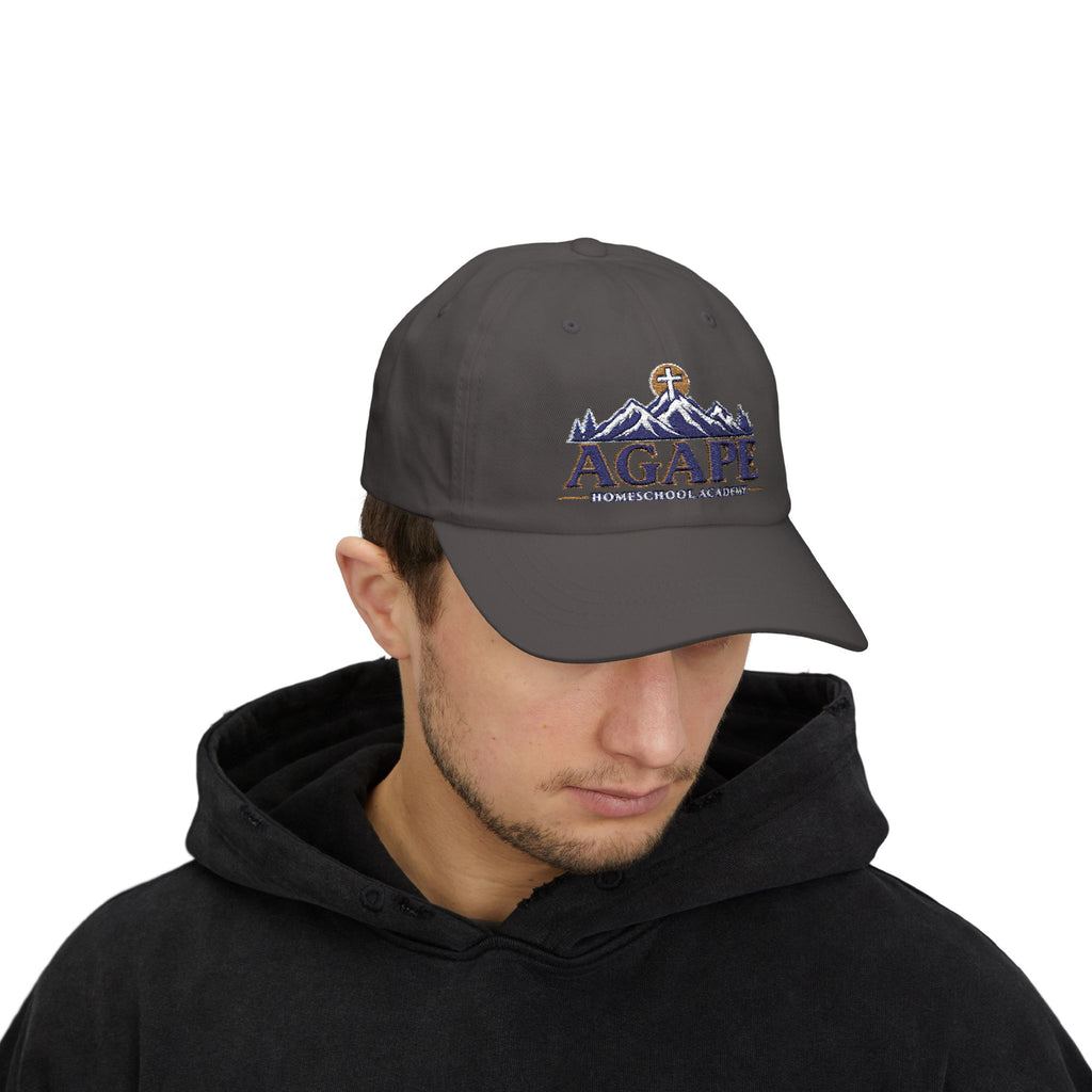 Agape Homeschool Academy Embroidered Mountain Dad Hat