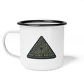 Refuge Point - Official Logo 12oz Outdoor Enamel Camping Mug, First Responder Field Support Volunteer Coffee Cup