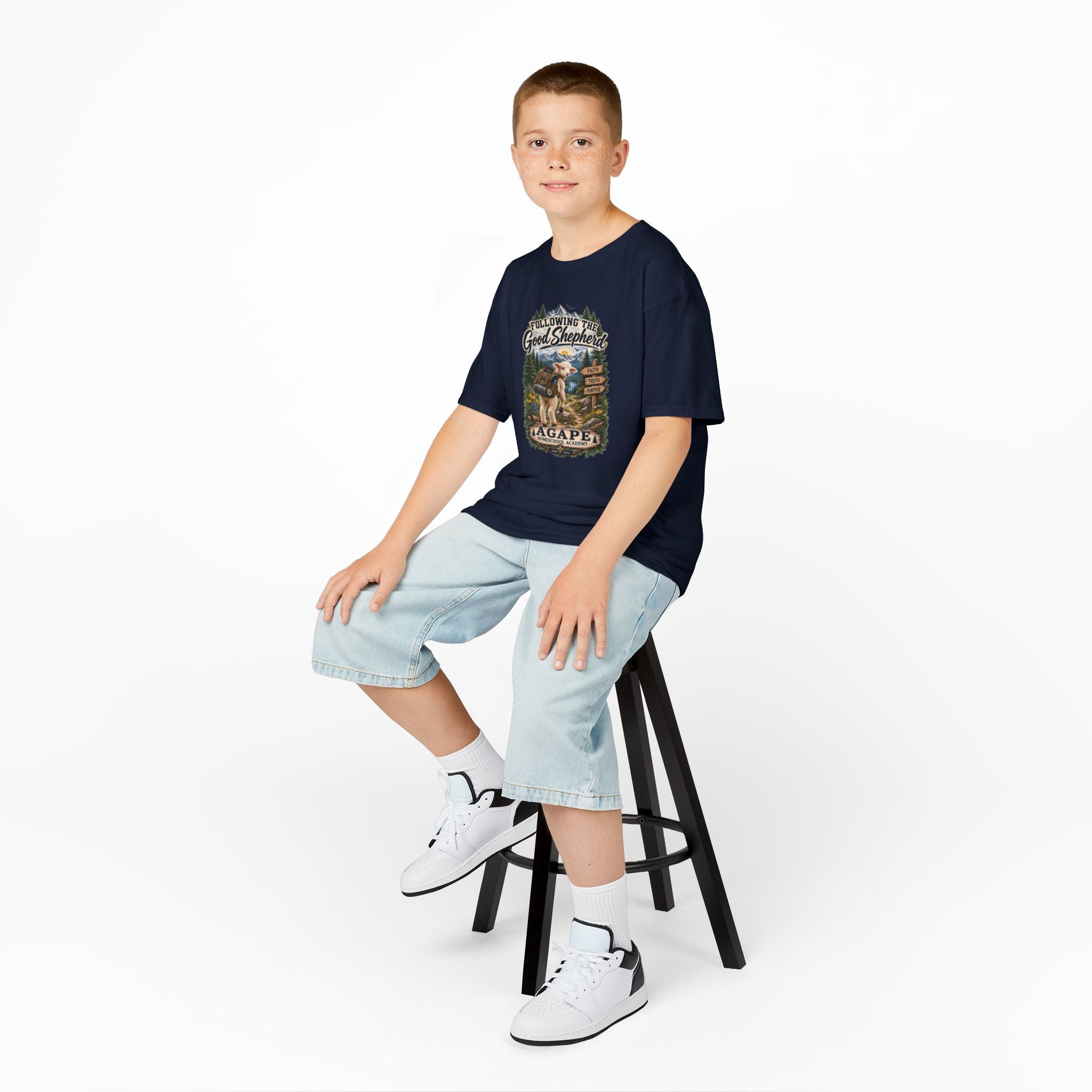 Lambs Agape Homeschool Academy Good Shepherd Tee