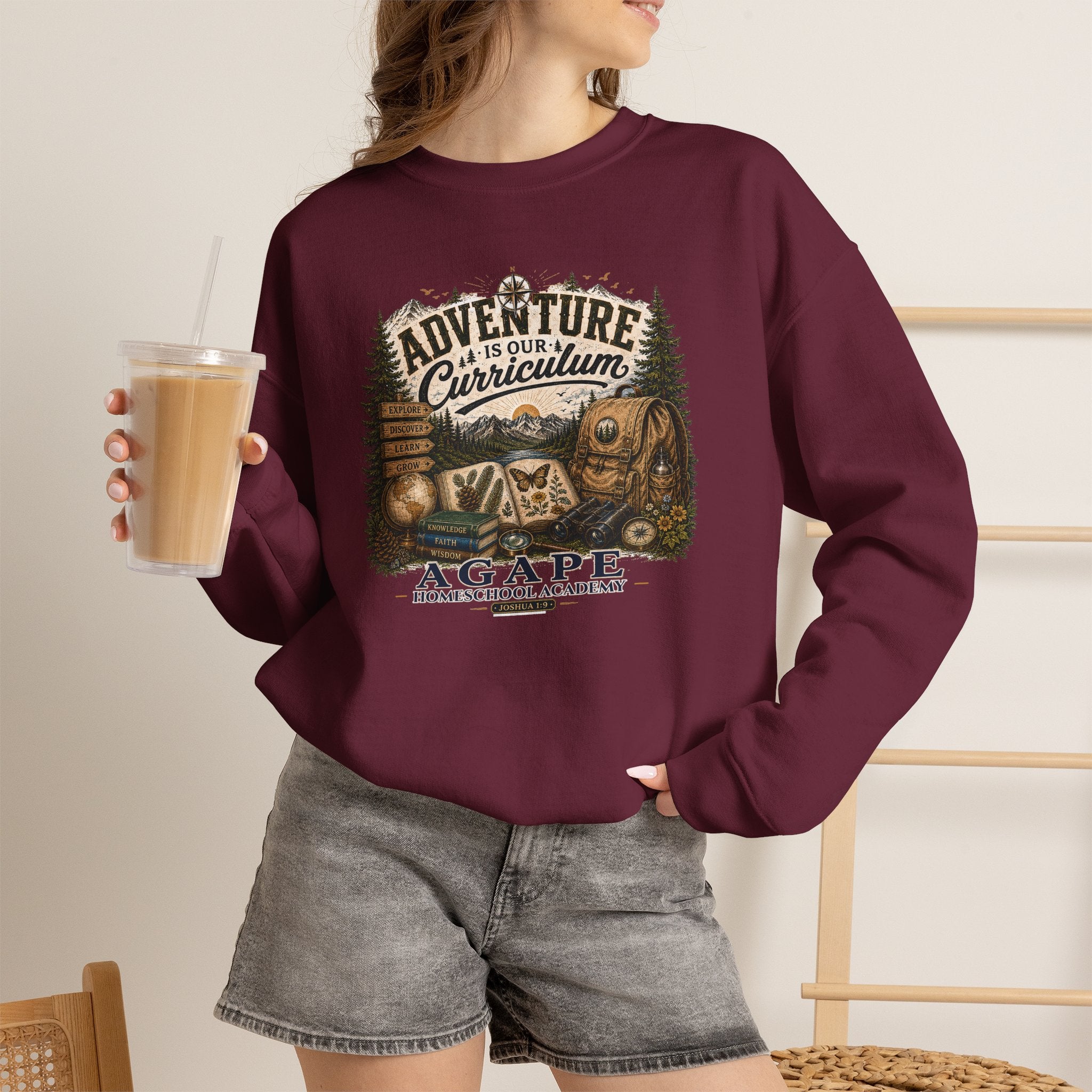 Lions Agape Homeschool Academy Adventure Sweatshirt
