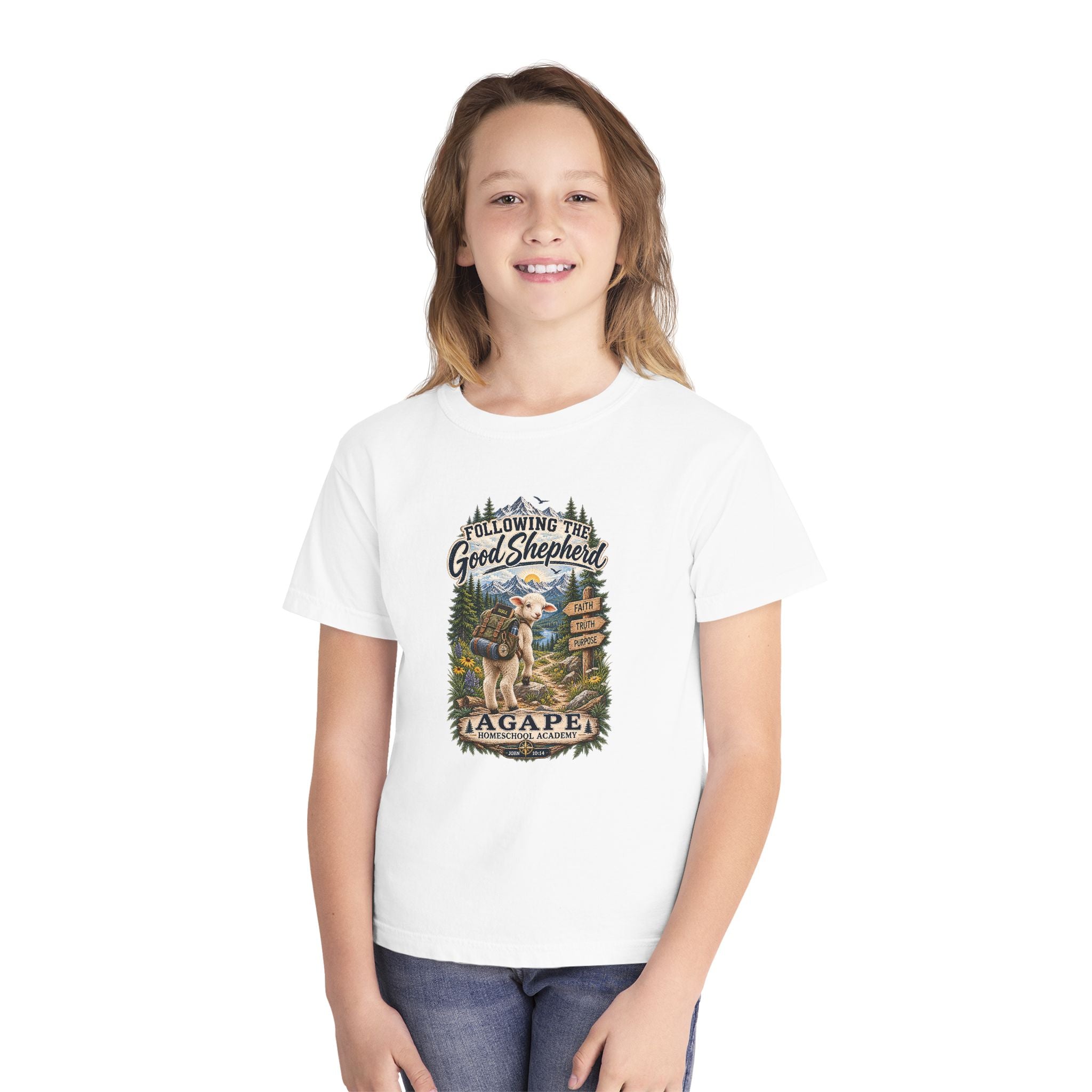Lambs Agape Homeschool Academy Good Shepherd Tee