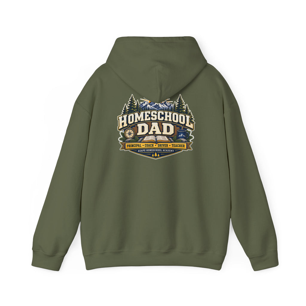 Agape Homeschool Academy Dad Pullover Hoodie