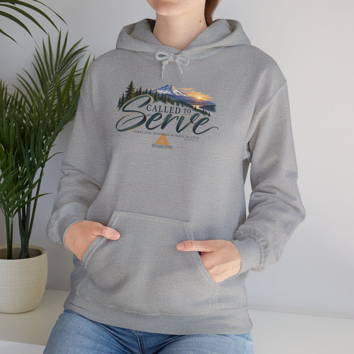 Refuge Point - Women's Serve Pullover Hoodie, First Responder Support Pullover Hoodie