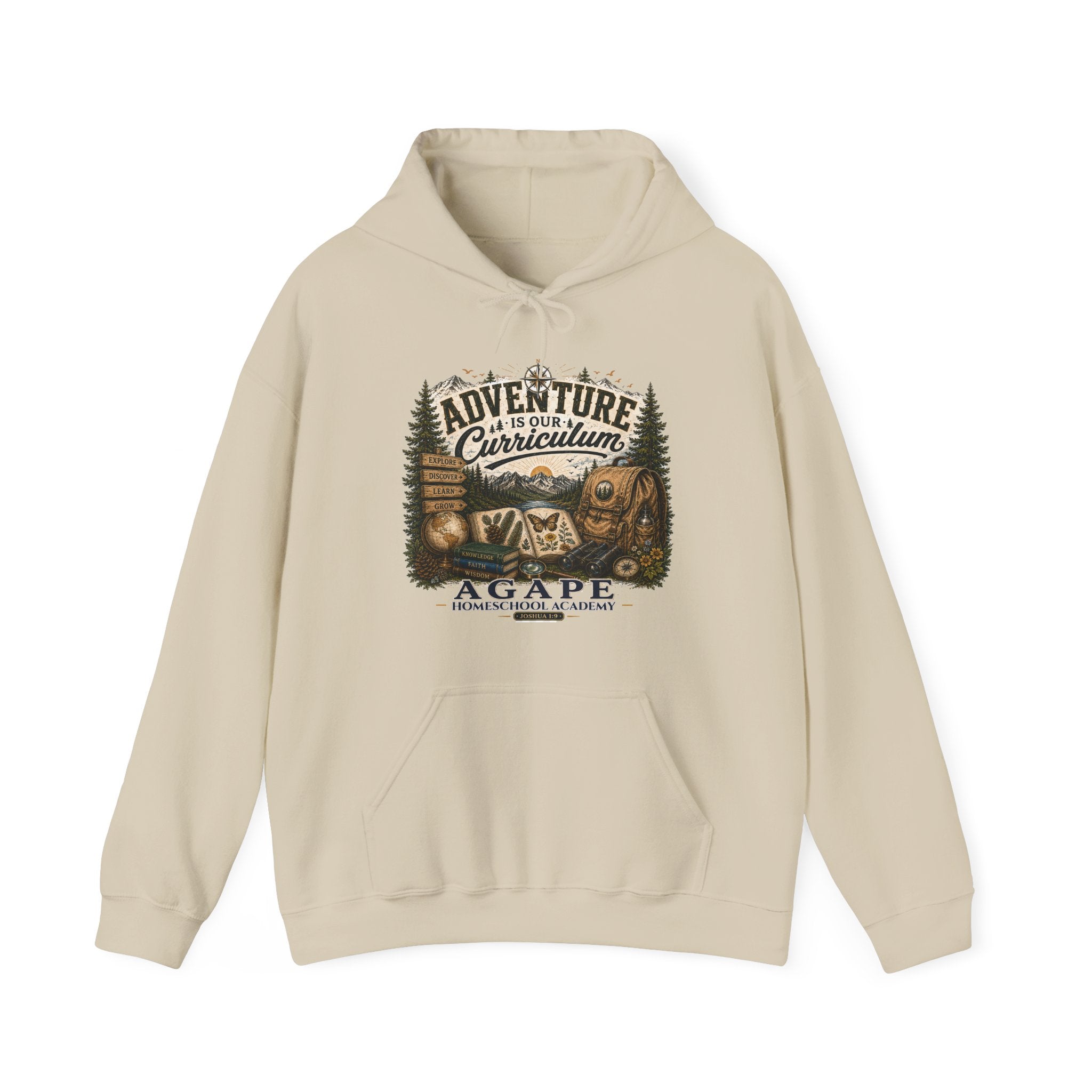 Lions Agape Homeschool Academy Adventure Pullover Hoodie