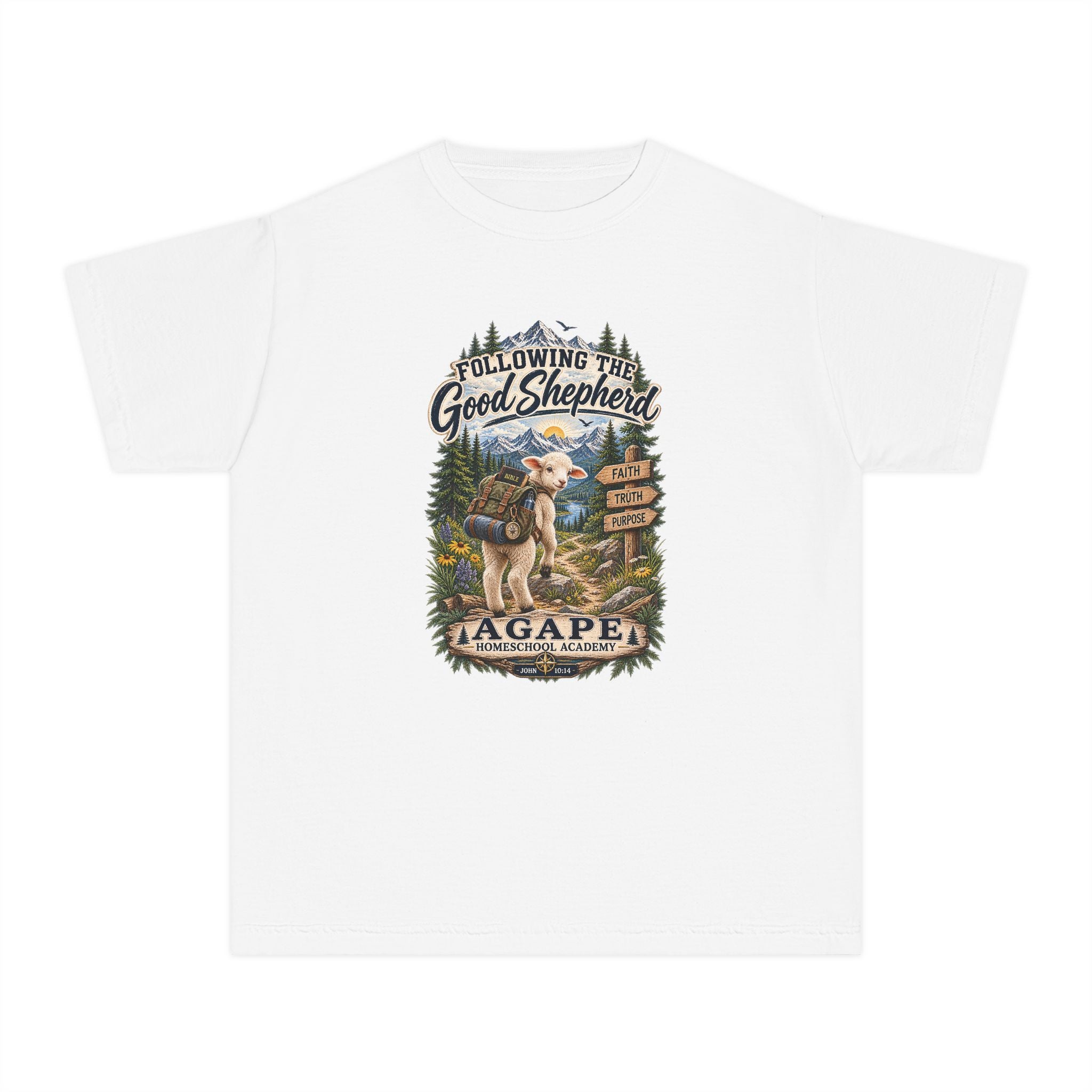 Lambs Agape Homeschool Academy Good Shepherd Tee