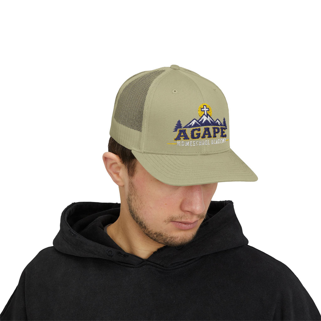 Agape Homeschool Academy Mountain Trucker Hat