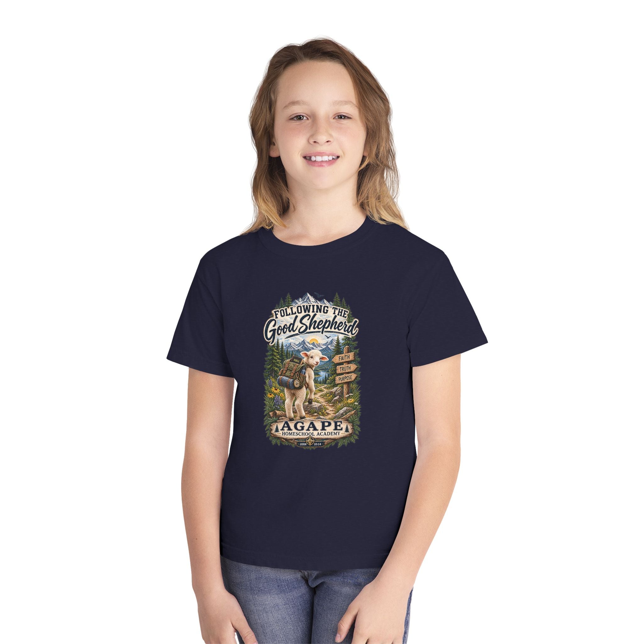 Lambs Agape Homeschool Academy Good Shepherd Tee